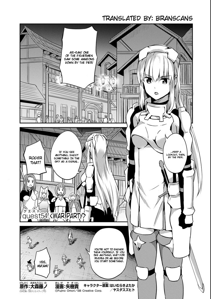 Dungeon ni Deai o Motomeru no wa Machigatte Iru Darou ka Gaiden - Sword Oratoria Chapter 54 page 1 - Chapter 54: War Party