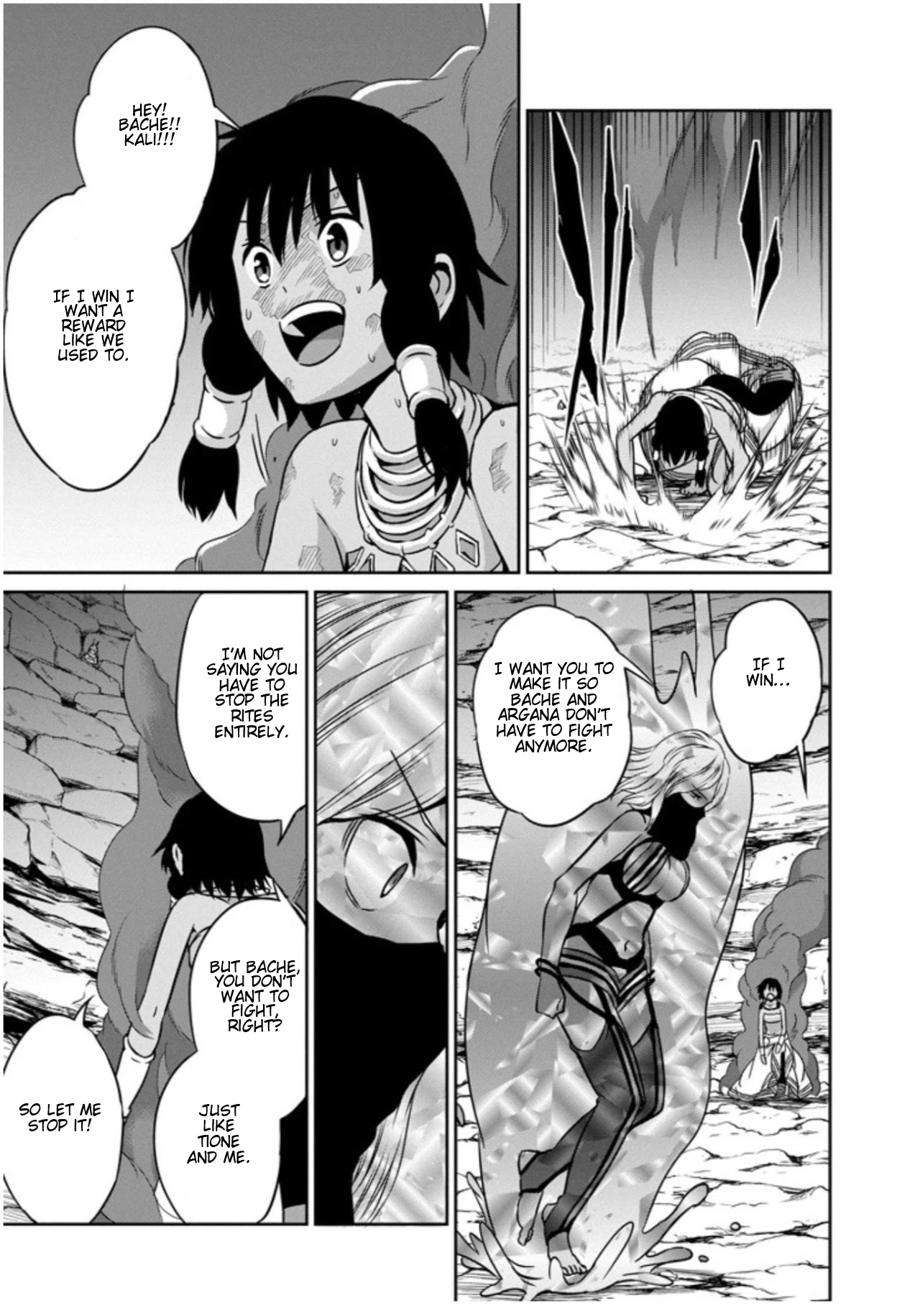 Dungeon ni Deai o Motomeru no wa Machigatte Iru Darou ka Gaiden - Sword Oratoria Chapter 57 page 28 - Chapter 57: Fight Back
