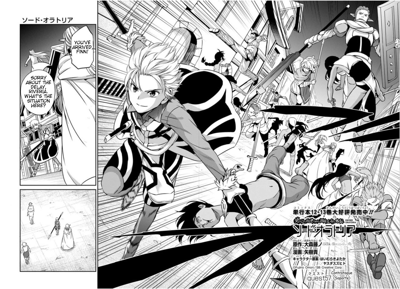 Dungeon ni Deai o Motomeru no wa Machigatte Iru Darou ka Gaiden - Sword Oratoria Chapter 57 page 3 - Chapter 57: Fight Back