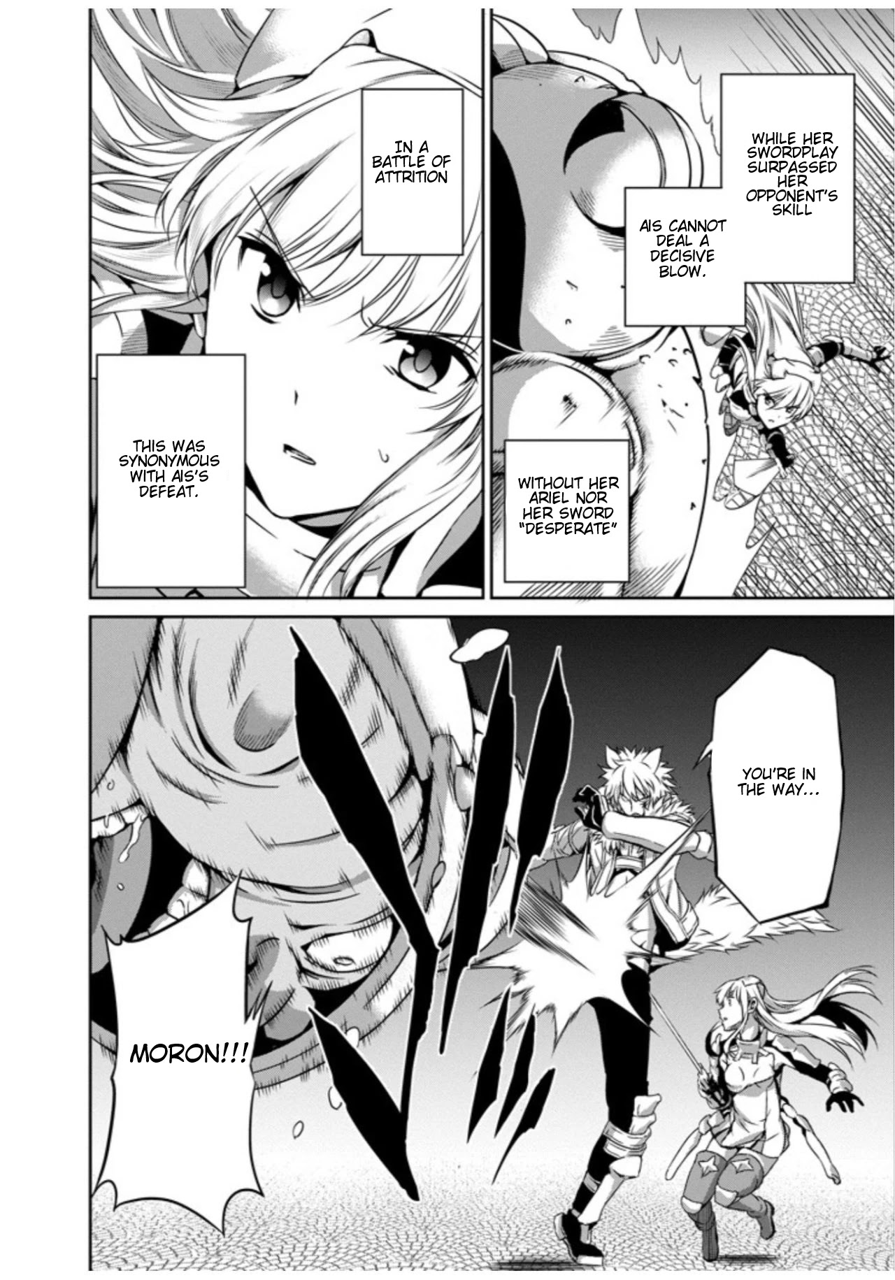 Dungeon ni Deai o Motomeru no wa Machigatte Iru Darou ka Gaiden - Sword Oratoria Chapter 57 page 8 - Chapter 57: Fight Back