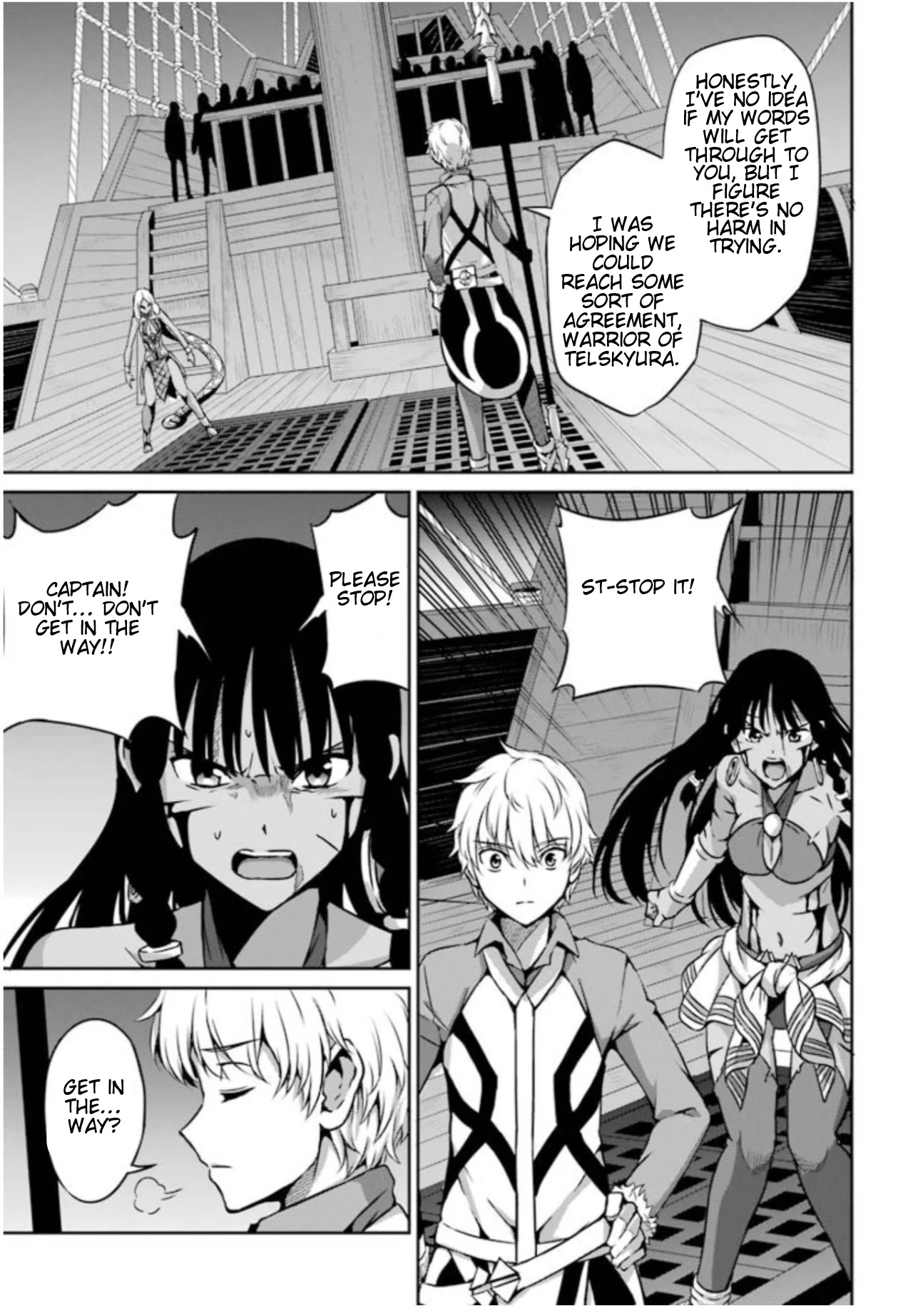 Dungeon ni Deai o Motomeru no wa Machigatte Iru Darou ka Gaiden - Sword Oratoria Chapter 58 page 27 - Chapter 58: Blue Sky