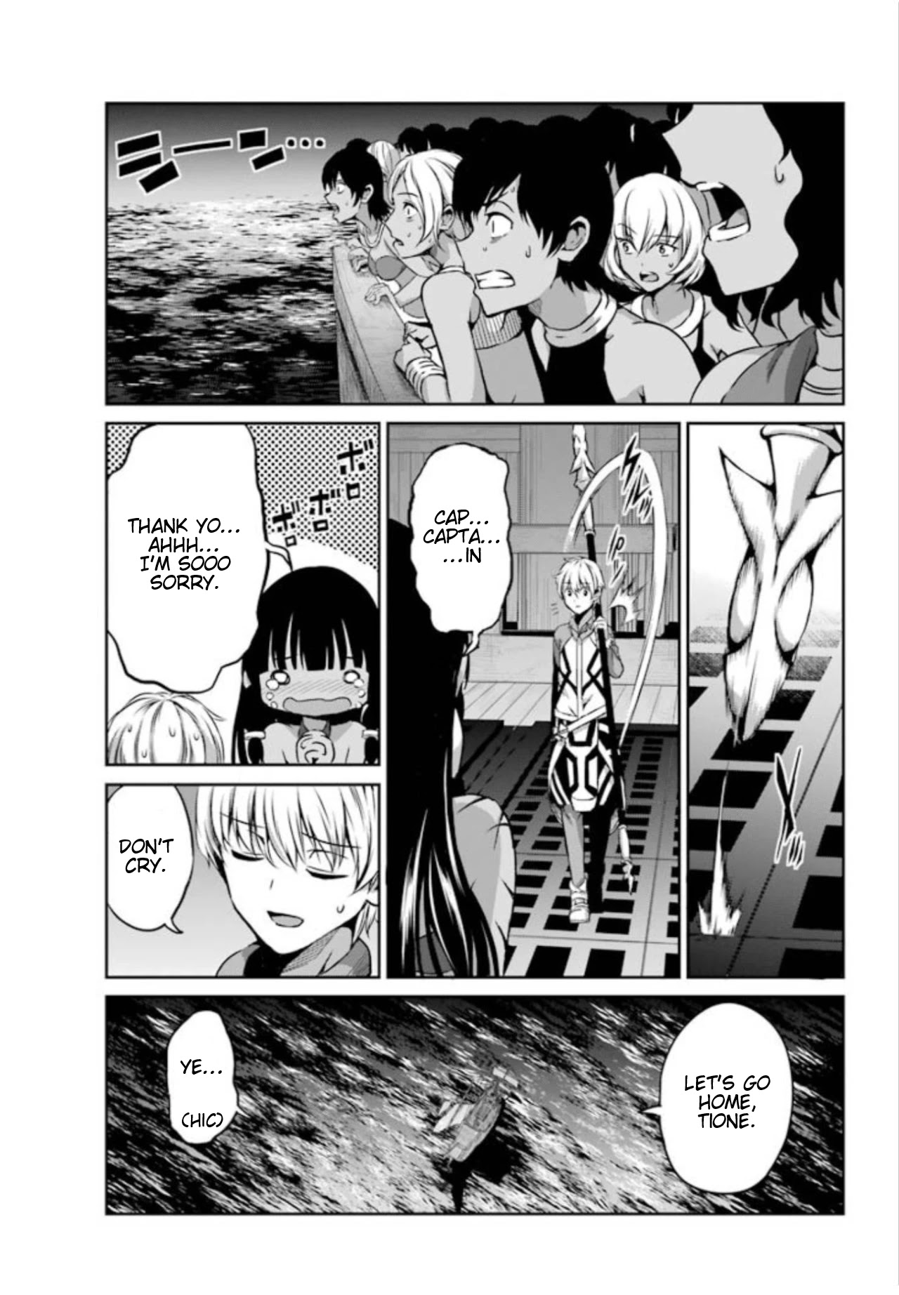 Dungeon ni Deai o Motomeru no wa Machigatte Iru Darou ka Gaiden - Sword Oratoria Chapter 58 page 38 - Chapter 58: Blue Sky