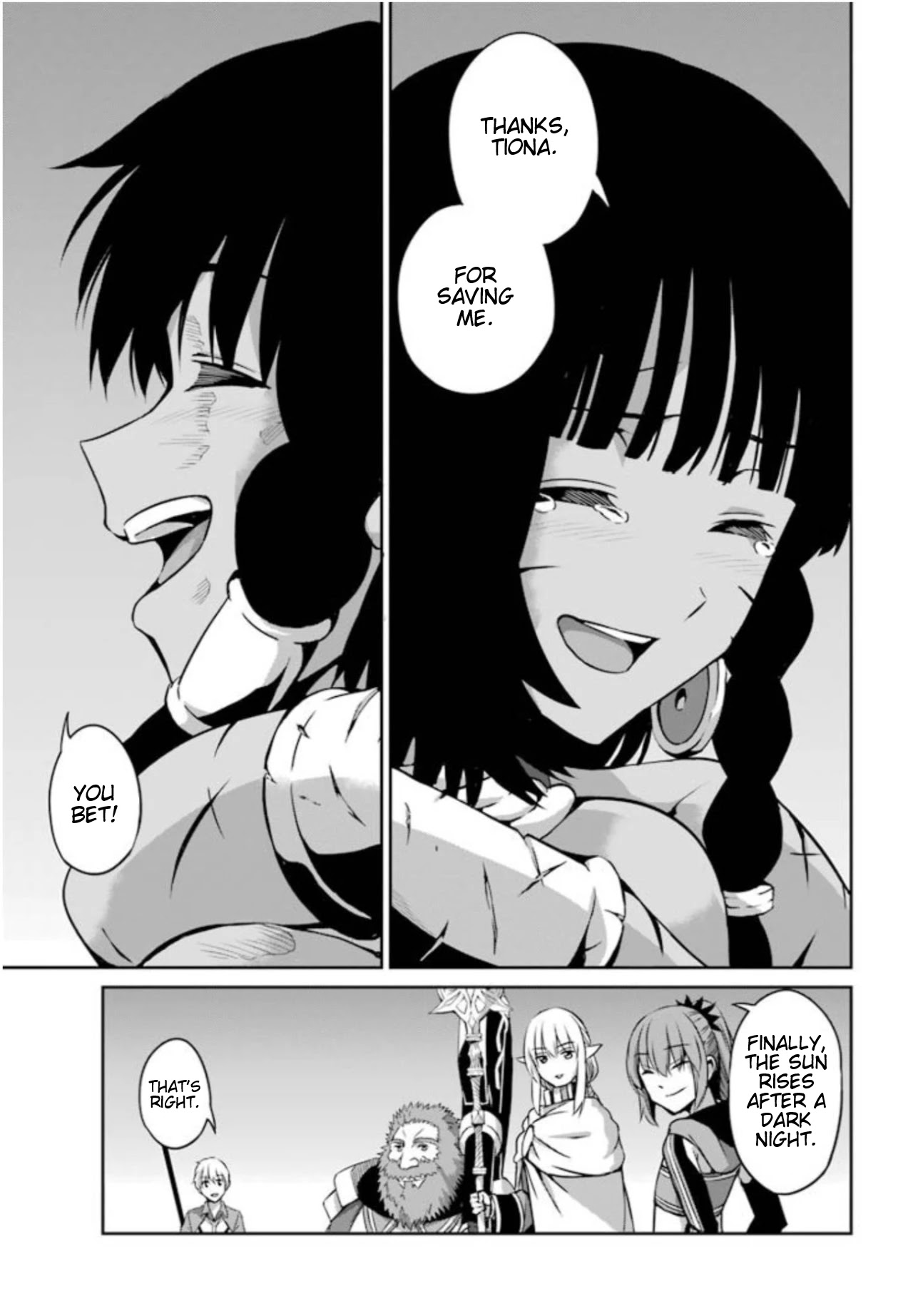 Dungeon ni Deai o Motomeru no wa Machigatte Iru Darou ka Gaiden - Sword Oratoria Chapter 58 page 40 - Chapter 58: Blue Sky