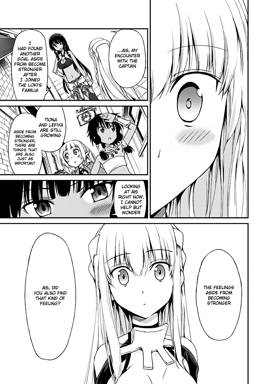 Dungeon ni Deai o Motomeru no wa Machigatte Iru Darou ka Gaiden - Sword Oratoria Chapter 6 page 28 - Chapter 6 :