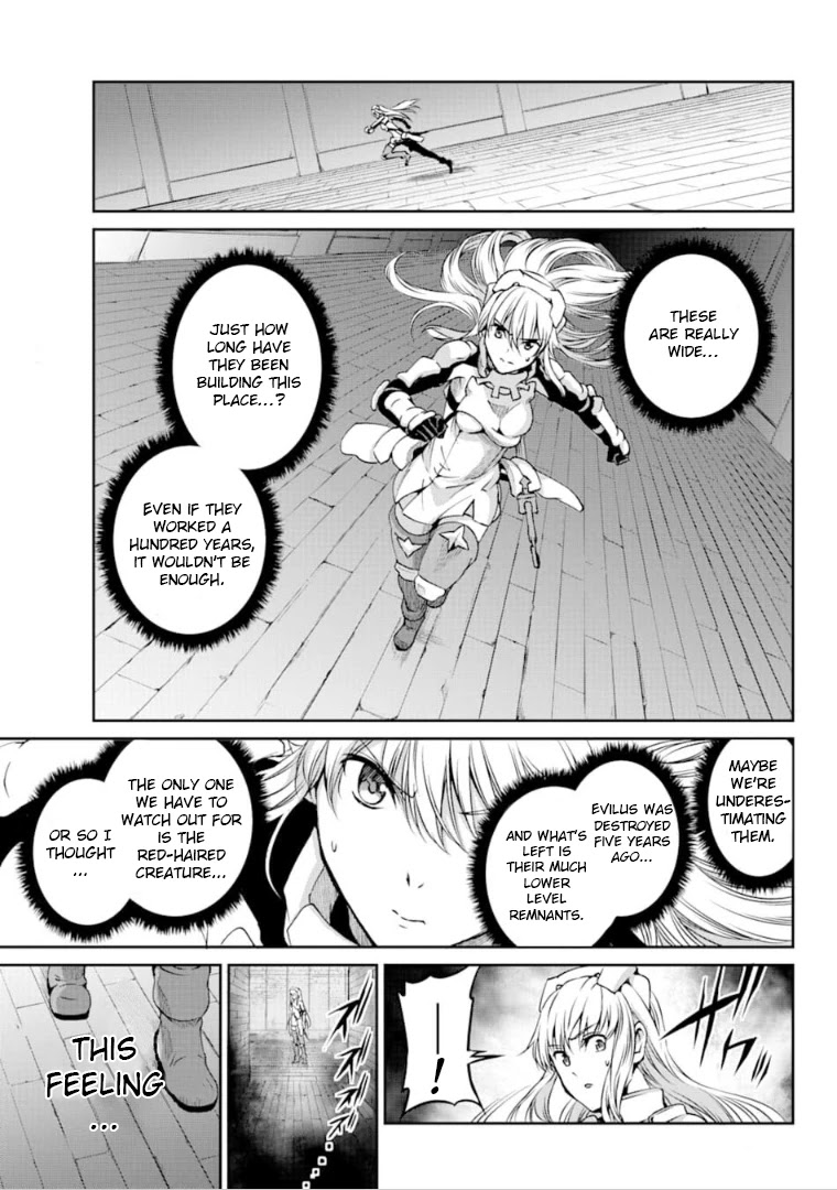 Dungeon ni Deai o Motomeru no wa Machigatte Iru Darou ka Gaiden - Sword Oratoria Chapter 64 page 12 - Chapter 64: Thanatos