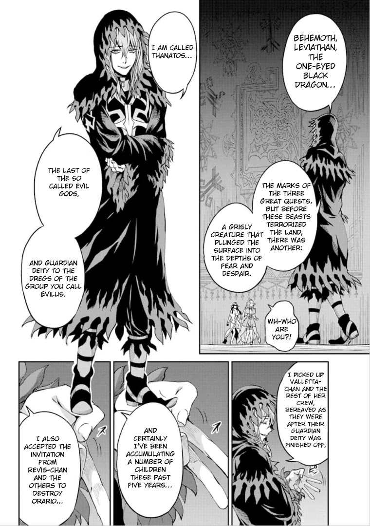 Dungeon ni Deai o Motomeru no wa Machigatte Iru Darou ka Gaiden - Sword Oratoria Chapter 64 page 27 - Chapter 64: Thanatos