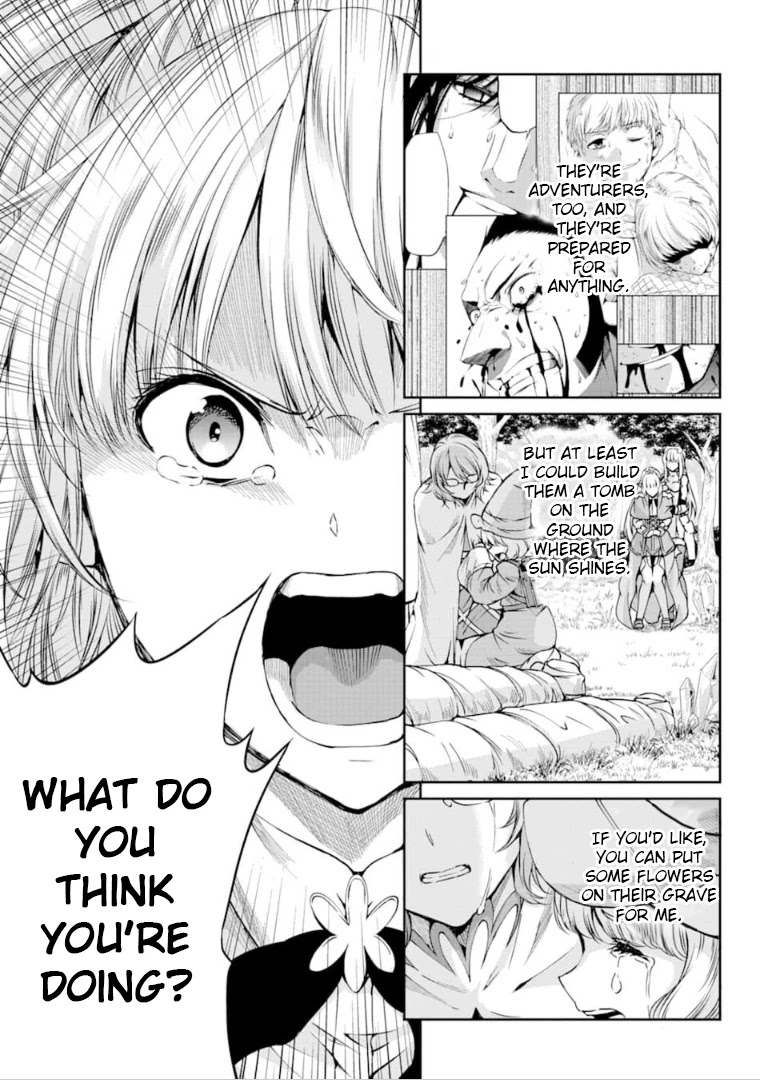 Dungeon ni Deai o Motomeru no wa Machigatte Iru Darou ka Gaiden - Sword Oratoria Chapter 64 page 34 - Chapter 64: Thanatos