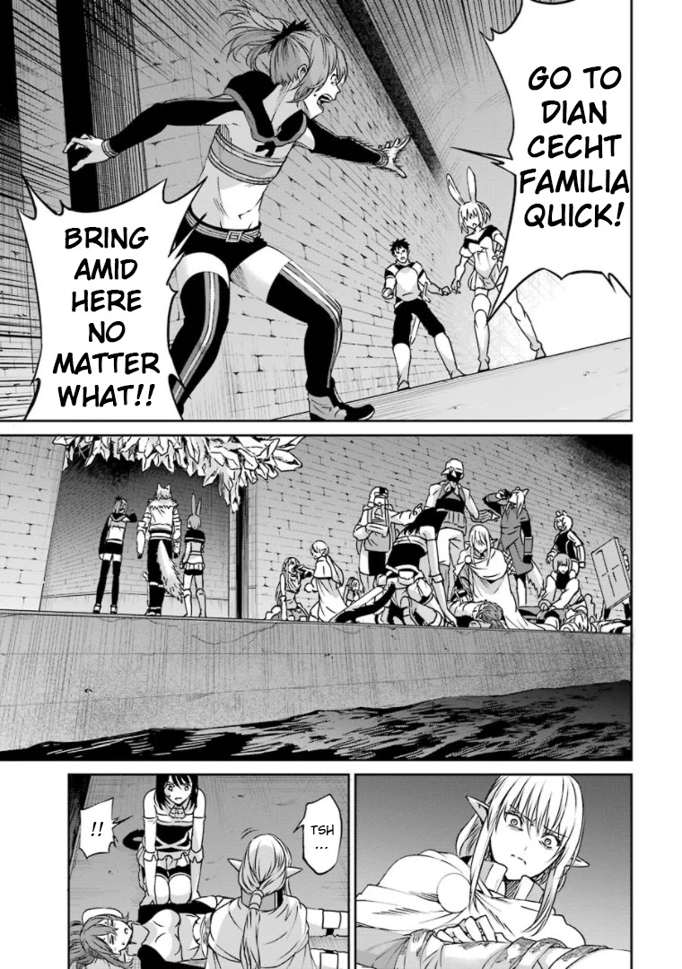 Dungeon ni Deai o Motomeru no wa Machigatte Iru Darou ka Gaiden - Sword Oratoria Chapter 68 page 23 - Chapter 68: Tug of War