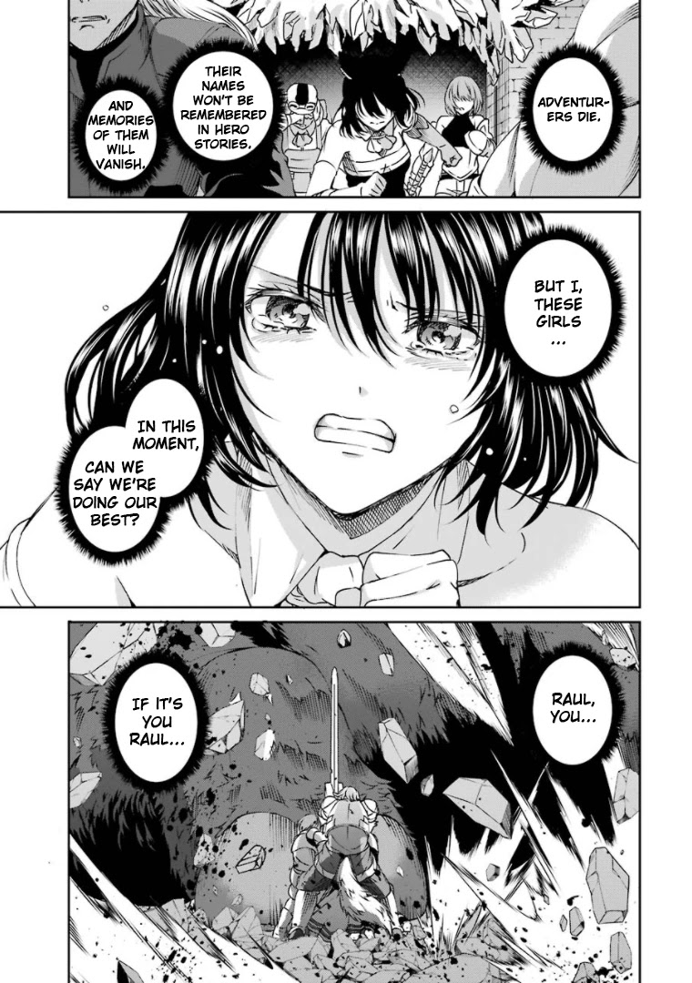 Dungeon ni Deai o Motomeru no wa Machigatte Iru Darou ka Gaiden - Sword Oratoria Chapter 68 page 27 - Chapter 68: Tug of War