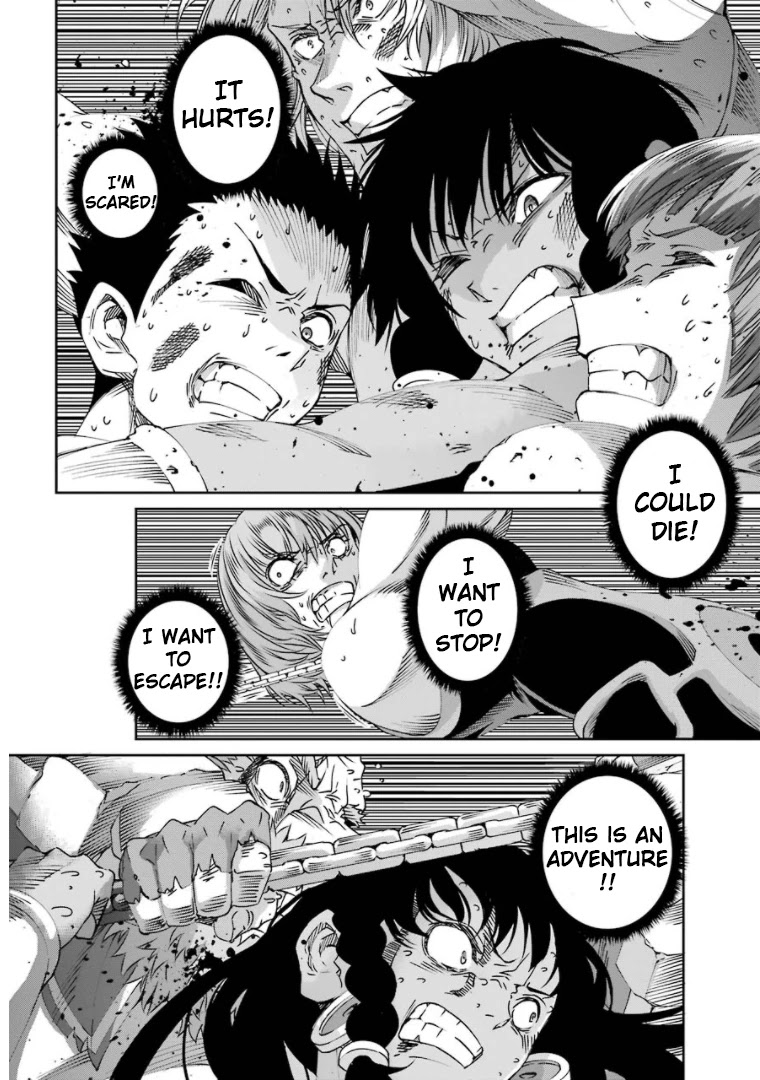 Dungeon ni Deai o Motomeru no wa Machigatte Iru Darou ka Gaiden - Sword Oratoria Chapter 68 page 28 - Chapter 68: Tug of War