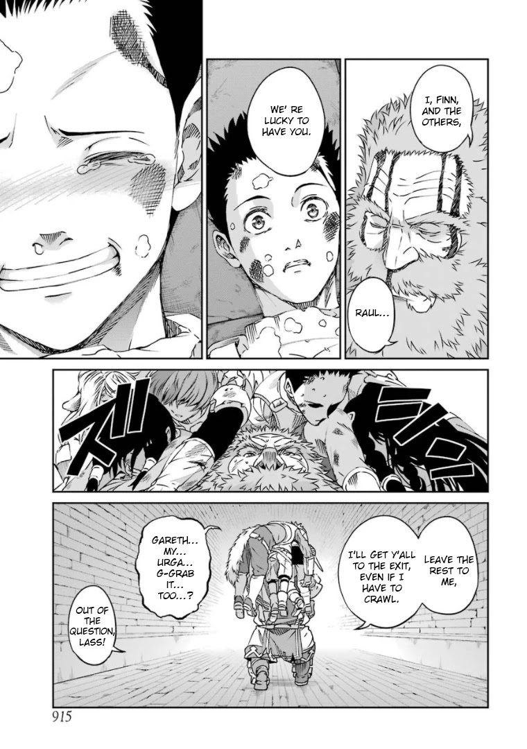 Dungeon ni Deai o Motomeru no wa Machigatte Iru Darou ka Gaiden - Sword Oratoria Chapter 68 page 38 - Chapter 68: Tug of War