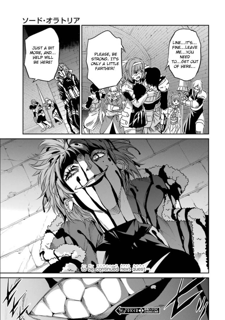 Dungeon ni Deai o Motomeru no wa Machigatte Iru Darou ka Gaiden - Sword Oratoria Chapter 68 page 40 - Chapter 68: Tug of War