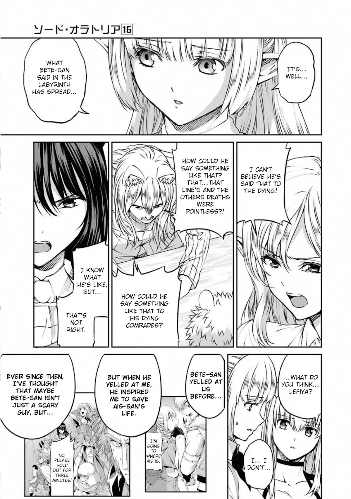 Dungeon ni Deai o Motomeru no wa Machigatte Iru Darou ka Gaiden - Sword Oratoria Chapter 69 page 20 - Chapter 69: Death
