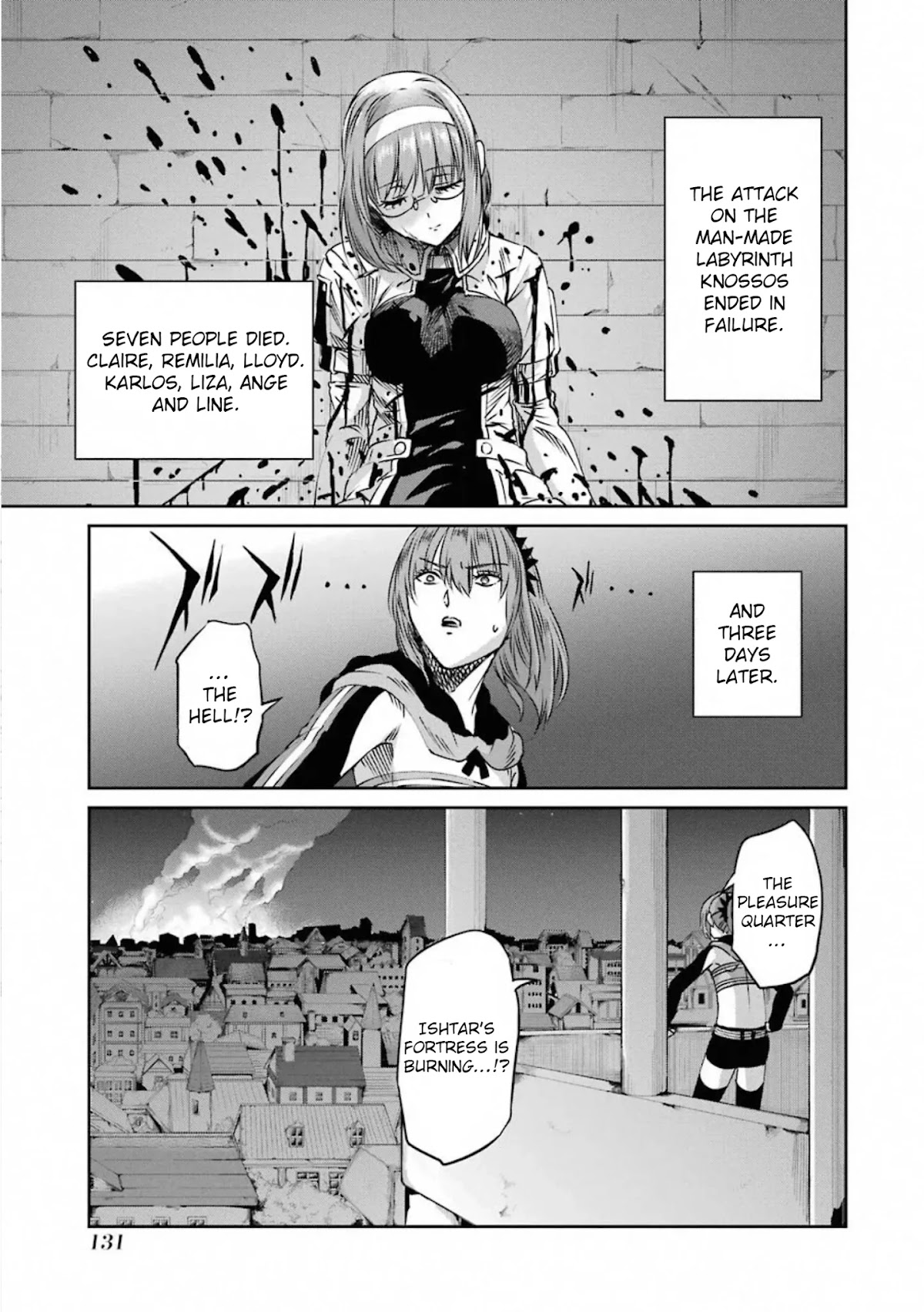 Dungeon ni Deai o Motomeru no wa Machigatte Iru Darou ka Gaiden - Sword Oratoria Chapter 69 page 8 - Chapter 69: Death