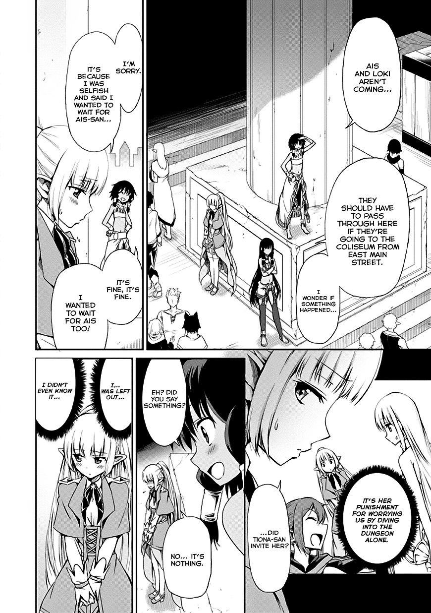 Dungeon ni Deai o Motomeru no wa Machigatte Iru Darou ka Gaiden - Sword Oratoria Chapter 7 page 29 - Chapter 7 :  (Hetero Carnival)