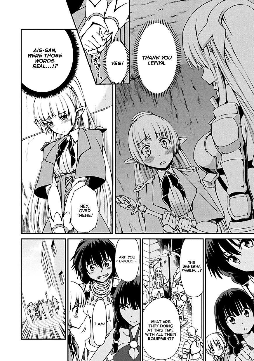 Dungeon ni Deai o Motomeru no wa Machigatte Iru Darou ka Gaiden - Sword Oratoria Chapter 7 page 31 - Chapter 7 :  (Hetero Carnival)