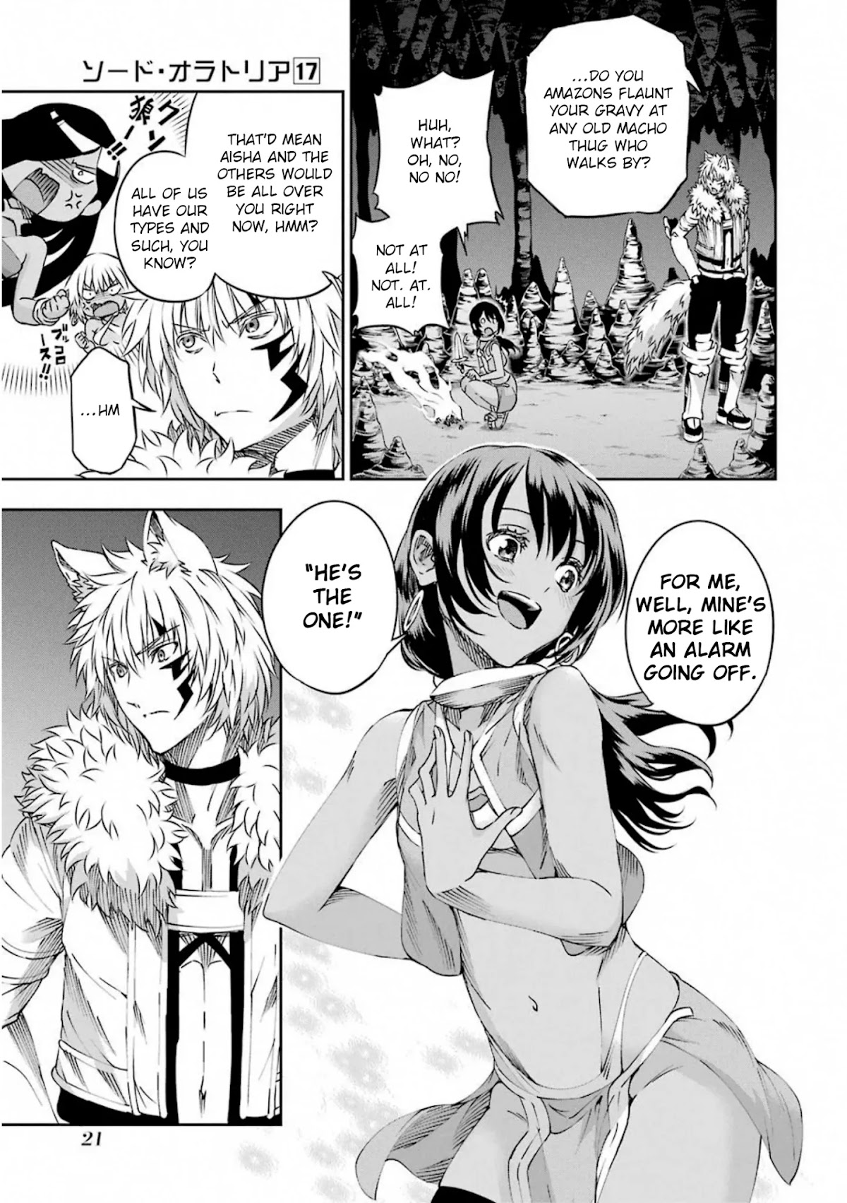 Dungeon ni Deai o Motomeru no wa Machigatte Iru Darou ka Gaiden - Sword Oratoria Chapter 71 page 22 - Chapter 71: Date with Wolf