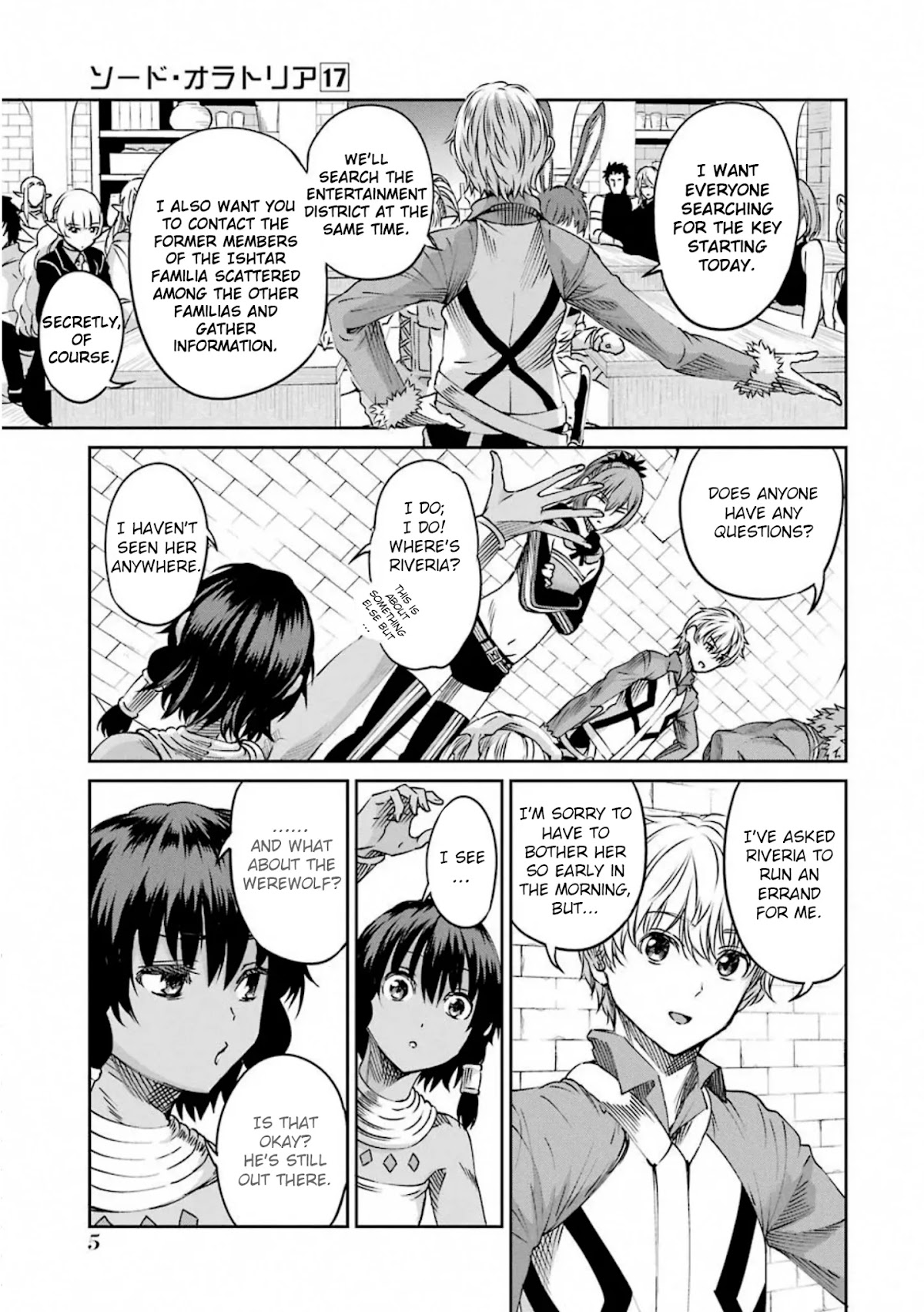 Dungeon ni Deai o Motomeru no wa Machigatte Iru Darou ka Gaiden - Sword Oratoria Chapter 71 page 6 - Chapter 71: Date with Wolf
