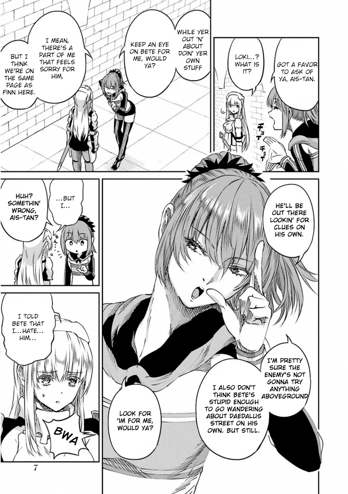 Dungeon ni Deai o Motomeru no wa Machigatte Iru Darou ka Gaiden - Sword Oratoria Chapter 71 page 8 - Chapter 71: Date with Wolf
