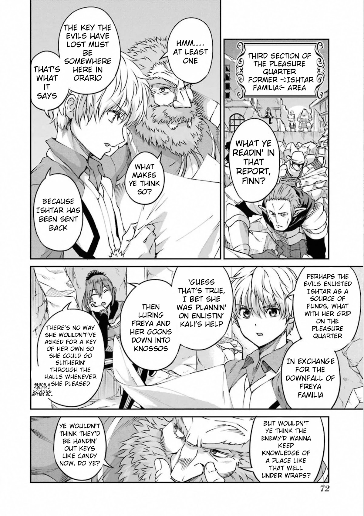 Dungeon ni Deai o Motomeru no wa Machigatte Iru Darou ka Gaiden - Sword Oratoria Chapter 72 page 34 - Chapter 72: Memorial 2