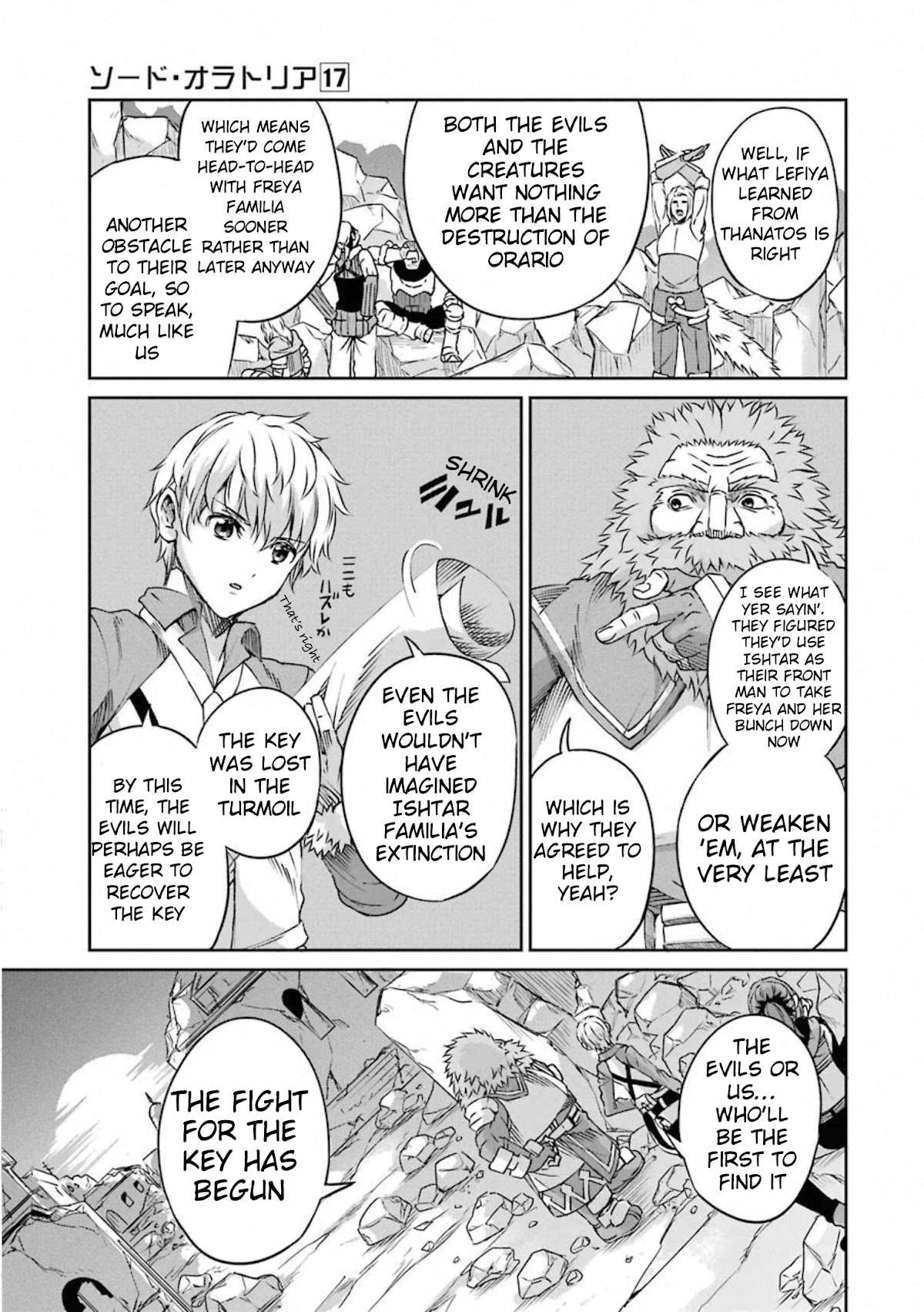 Dungeon ni Deai o Motomeru no wa Machigatte Iru Darou ka Gaiden - Sword Oratoria Chapter 72 page 35 - Chapter 72: Memorial 2