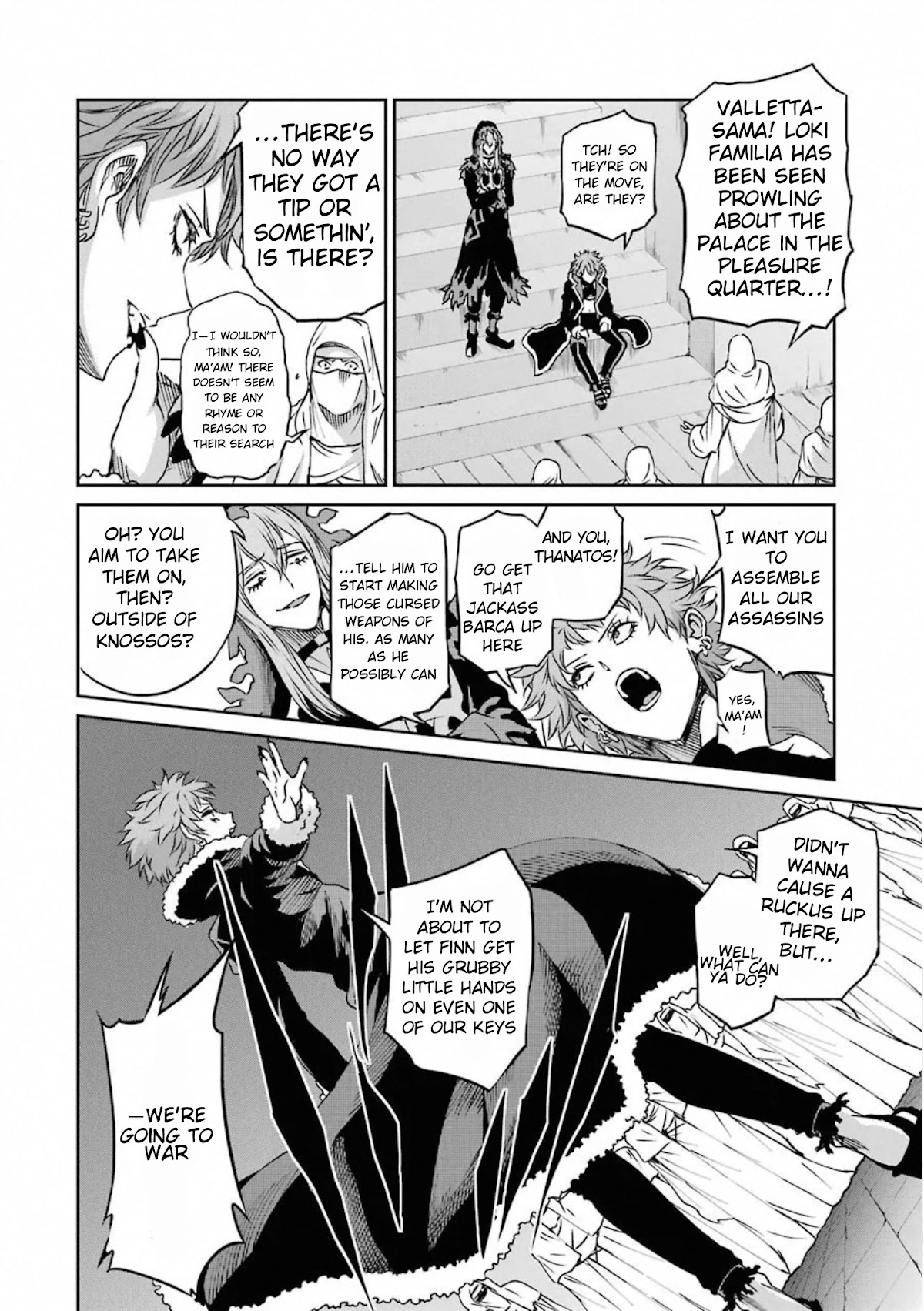 Dungeon ni Deai o Motomeru no wa Machigatte Iru Darou ka Gaiden - Sword Oratoria Chapter 72 page 36 - Chapter 72: Memorial 2