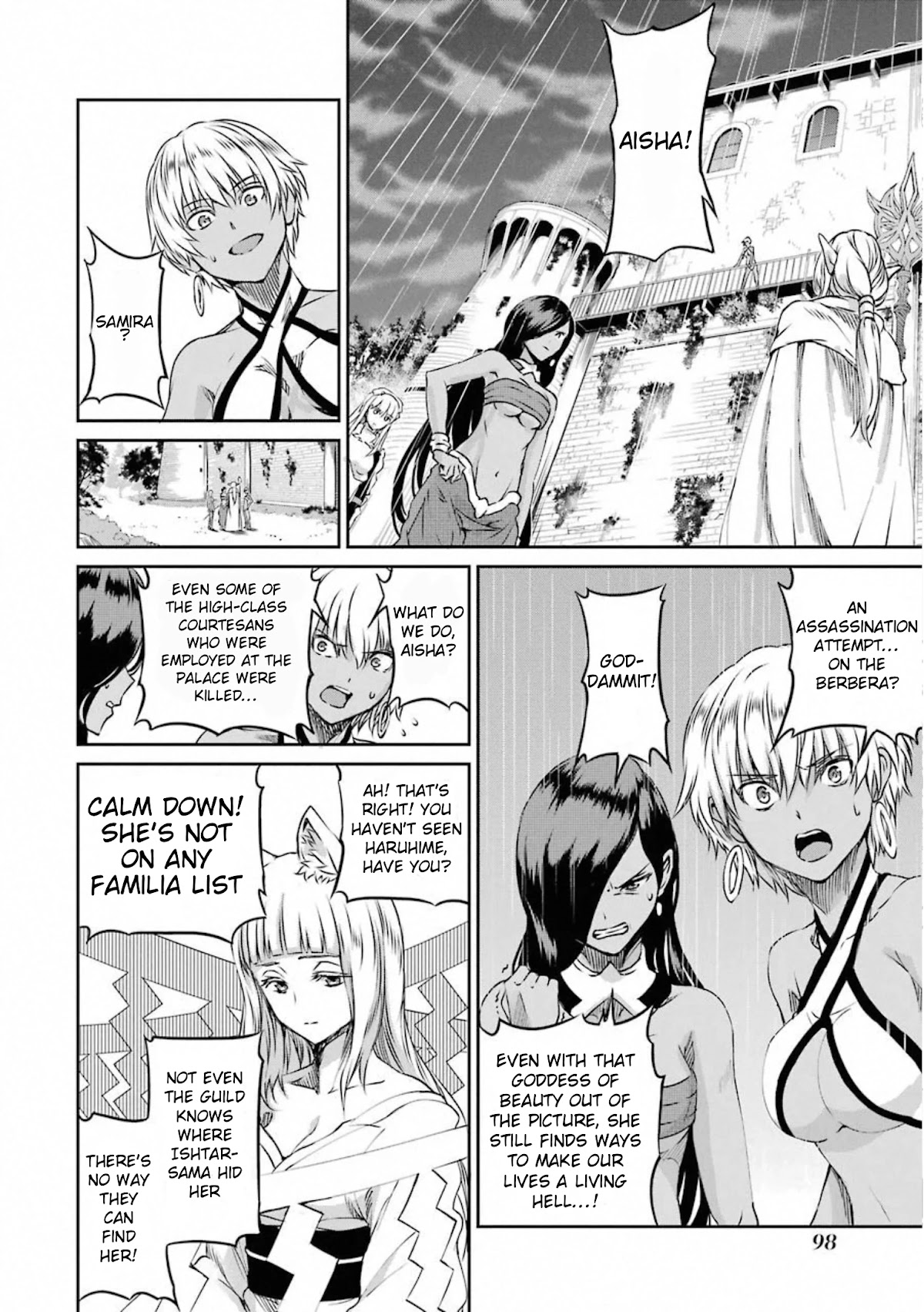Dungeon ni Deai o Motomeru no wa Machigatte Iru Darou ka Gaiden - Sword Oratoria Chapter 73 page 15 - Chapter 73: Tears Rain