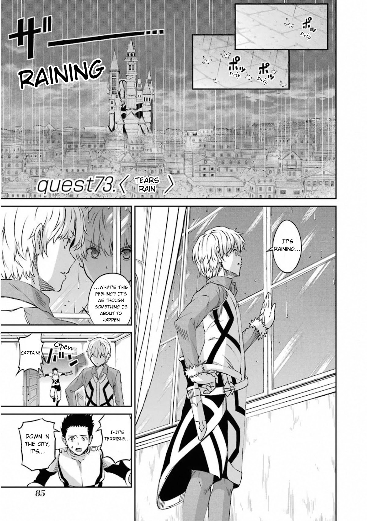 Dungeon ni Deai o Motomeru no wa Machigatte Iru Darou ka Gaiden - Sword Oratoria Chapter 73 page 2 - Chapter 73: Tears Rain