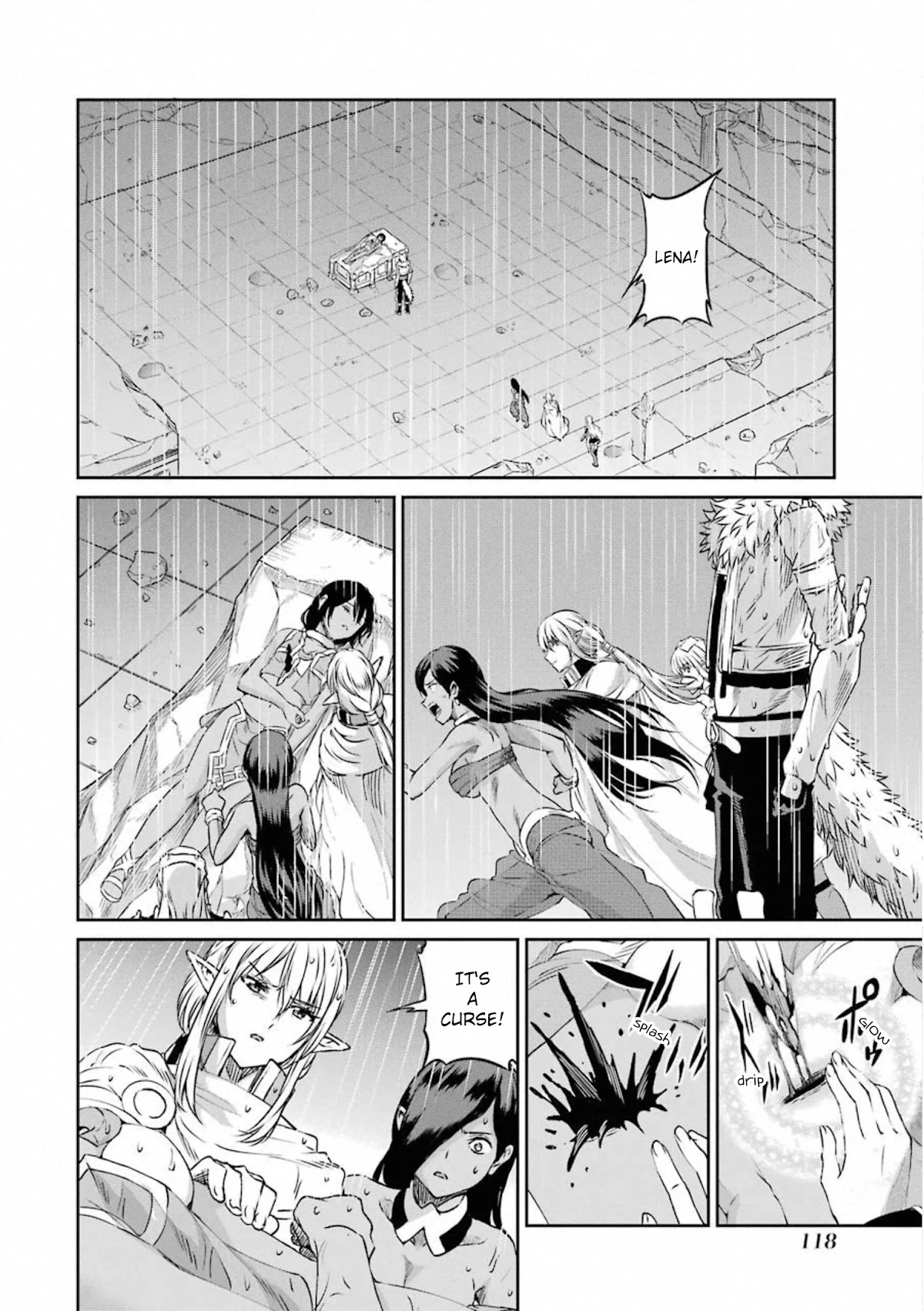 Dungeon ni Deai o Motomeru no wa Machigatte Iru Darou ka Gaiden - Sword Oratoria Chapter 73 page 34 - Chapter 73: Tears Rain