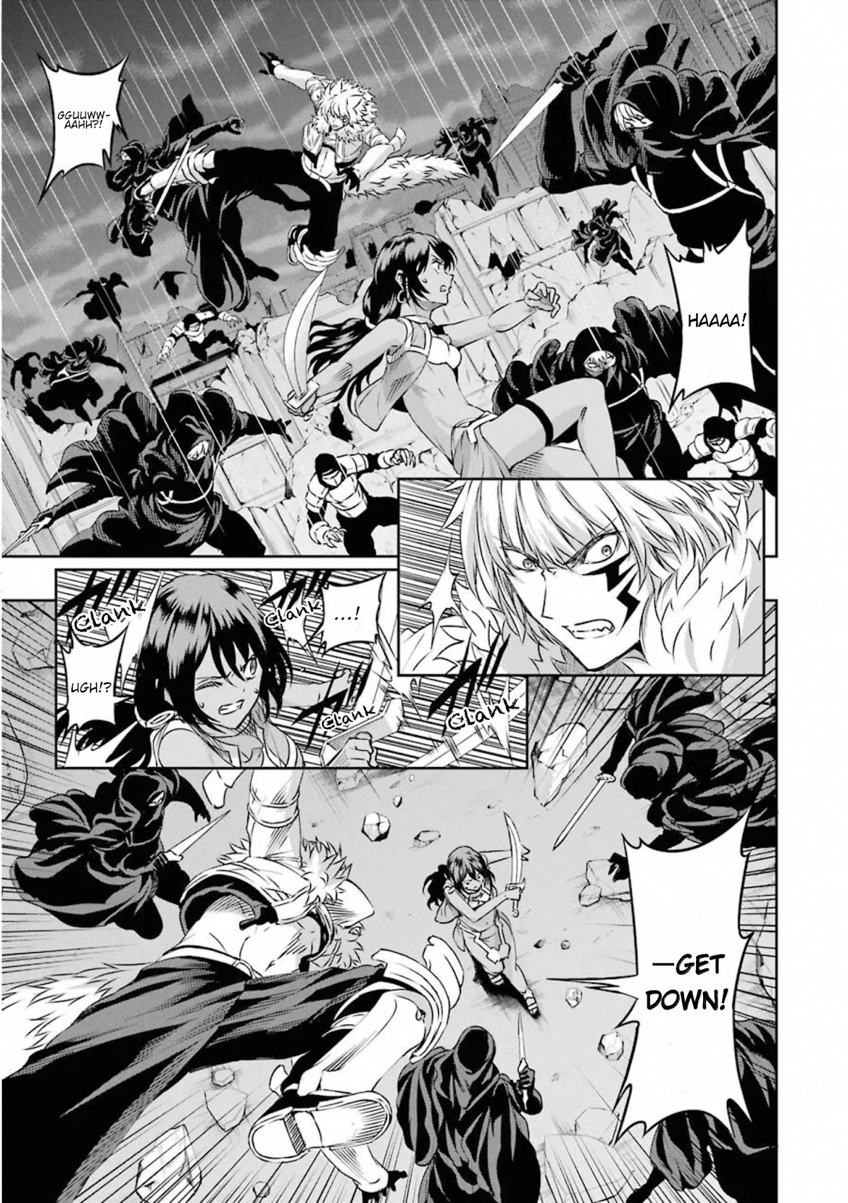 Dungeon ni Deai o Motomeru no wa Machigatte Iru Darou ka Gaiden - Sword Oratoria Chapter 73 page 4 - Chapter 73: Tears Rain