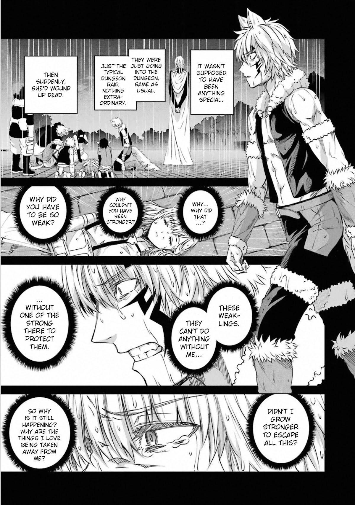 Dungeon ni Deai o Motomeru no wa Machigatte Iru Darou ka Gaiden - Sword Oratoria Chapter 73 page 41 - Chapter 73: Tears Rain