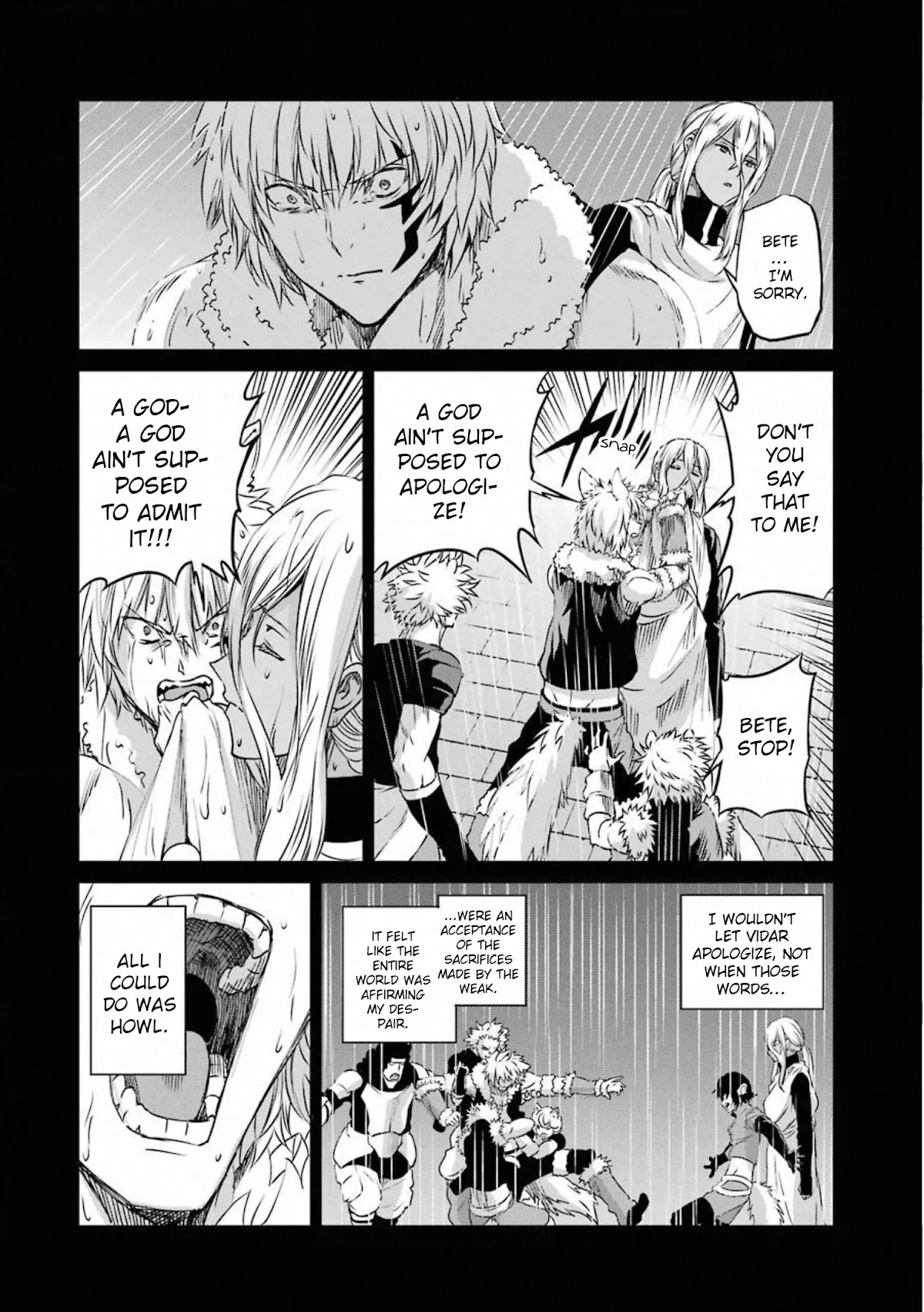 Dungeon ni Deai o Motomeru no wa Machigatte Iru Darou ka Gaiden - Sword Oratoria Chapter 73 page 42 - Chapter 73: Tears Rain