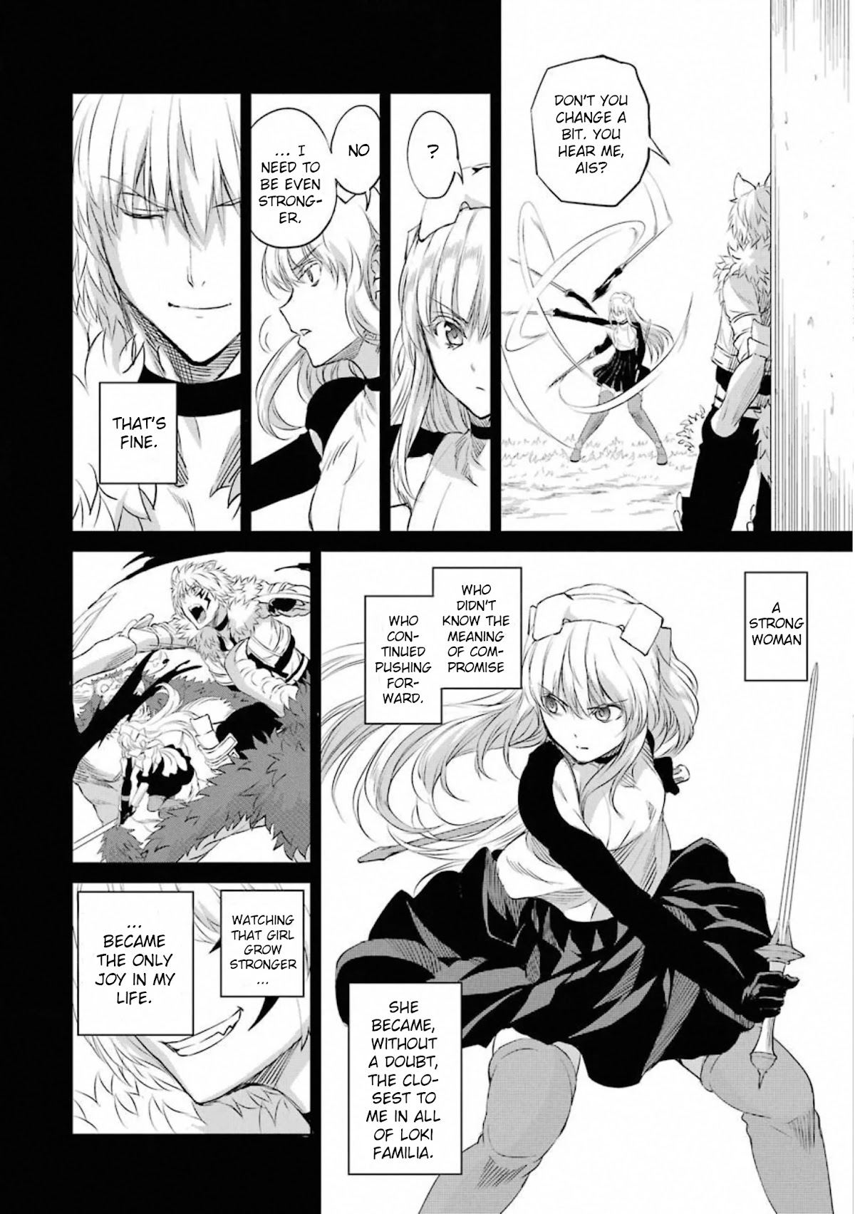 Dungeon ni Deai o Motomeru no wa Machigatte Iru Darou ka Gaiden - Sword Oratoria Chapter 74 page 34 - Chapter 74: Memorial 3