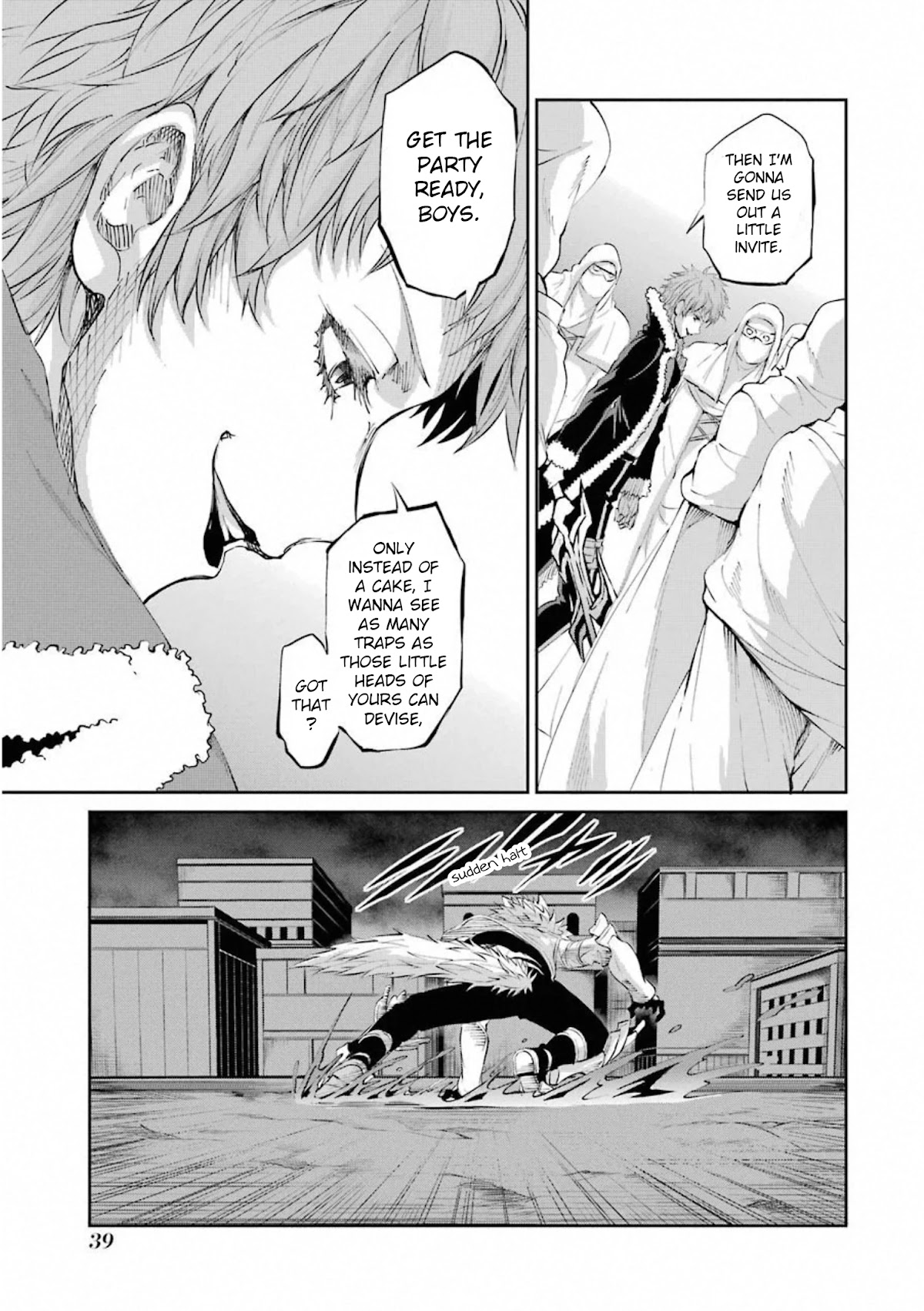 Dungeon ni Deai o Motomeru no wa Machigatte Iru Darou ka Gaiden - Sword Oratoria Chapter 75 page 40 - Chapter 75: Hunter