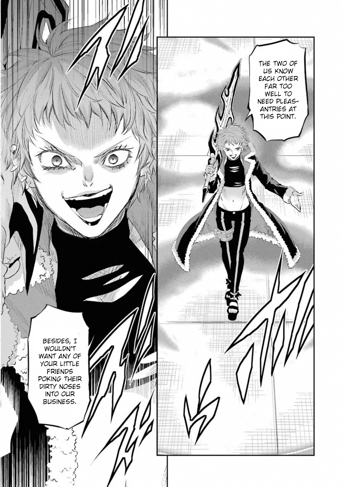 Dungeon ni Deai o Motomeru no wa Machigatte Iru Darou ka Gaiden - Sword Oratoria Chapter 75 page 46 - Chapter 75: Hunter