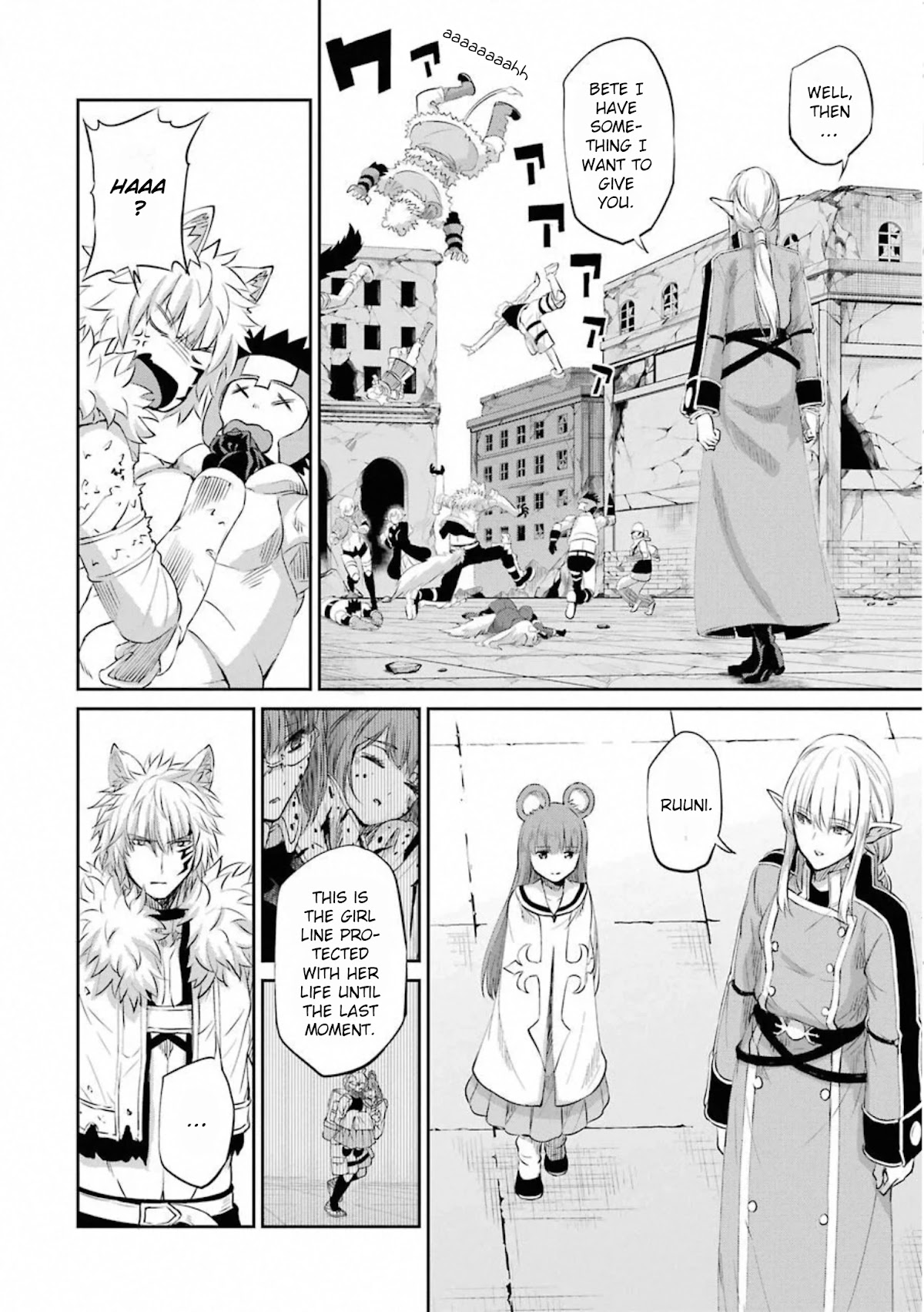Dungeon ni Deai o Motomeru no wa Machigatte Iru Darou ka Gaiden - Sword Oratoria Chapter 77 page 23 - Chapter 77: Myosotis