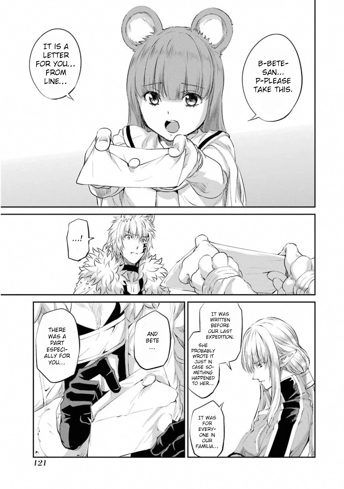 Dungeon ni Deai o Motomeru no wa Machigatte Iru Darou ka Gaiden - Sword Oratoria Chapter 77 page 24 - Chapter 77: Myosotis