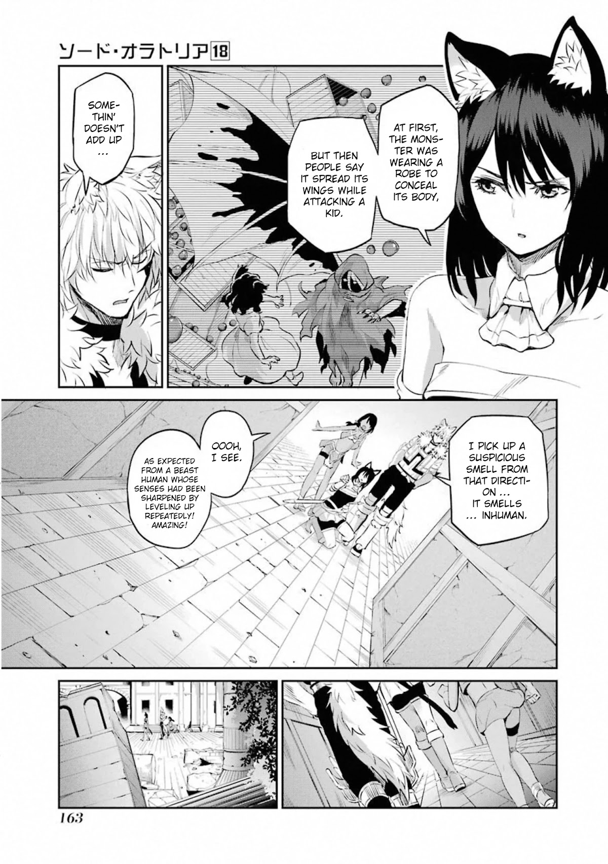 Dungeon ni Deai o Motomeru no wa Machigatte Iru Darou ka Gaiden - Sword Oratoria Chapter 78 page 18 - Chapter 78: Break