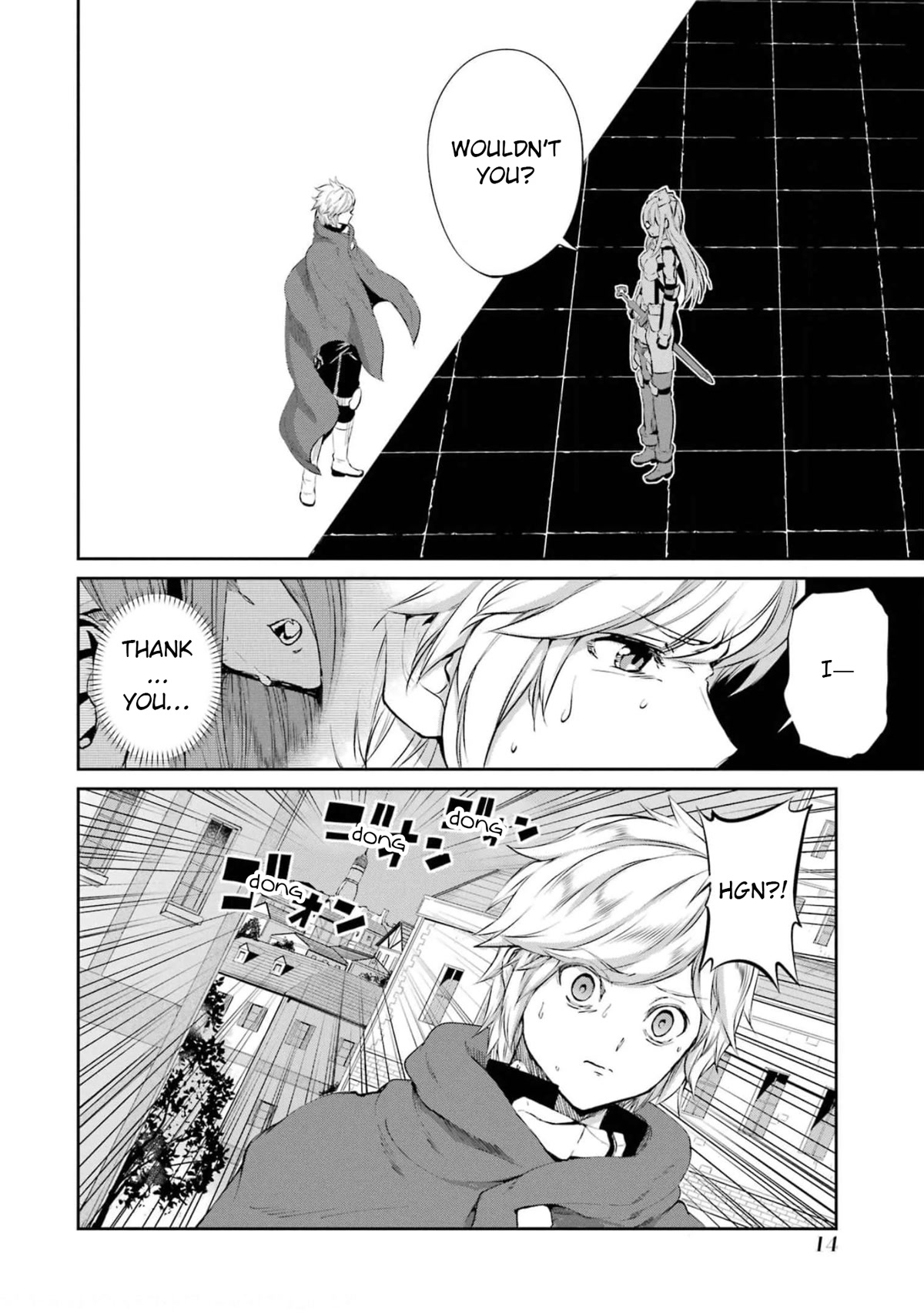 Dungeon ni Deai o Motomeru no wa Machigatte Iru Darou ka Gaiden - Sword Oratoria Chapter 79 page 14 - Chapter 79: Wandering Bell
