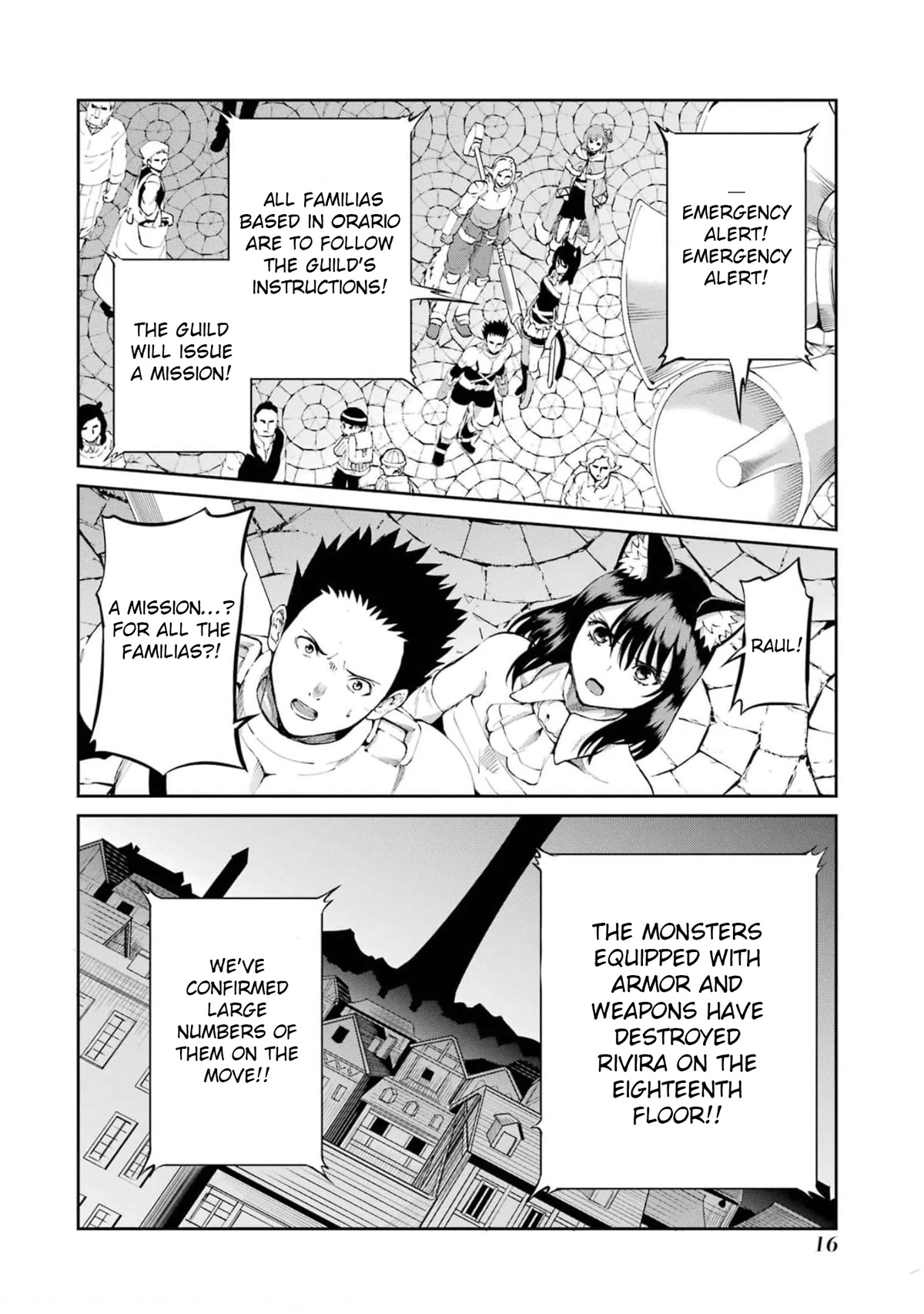 Dungeon ni Deai o Motomeru no wa Machigatte Iru Darou ka Gaiden - Sword Oratoria Chapter 79 page 16 - Chapter 79: Wandering Bell