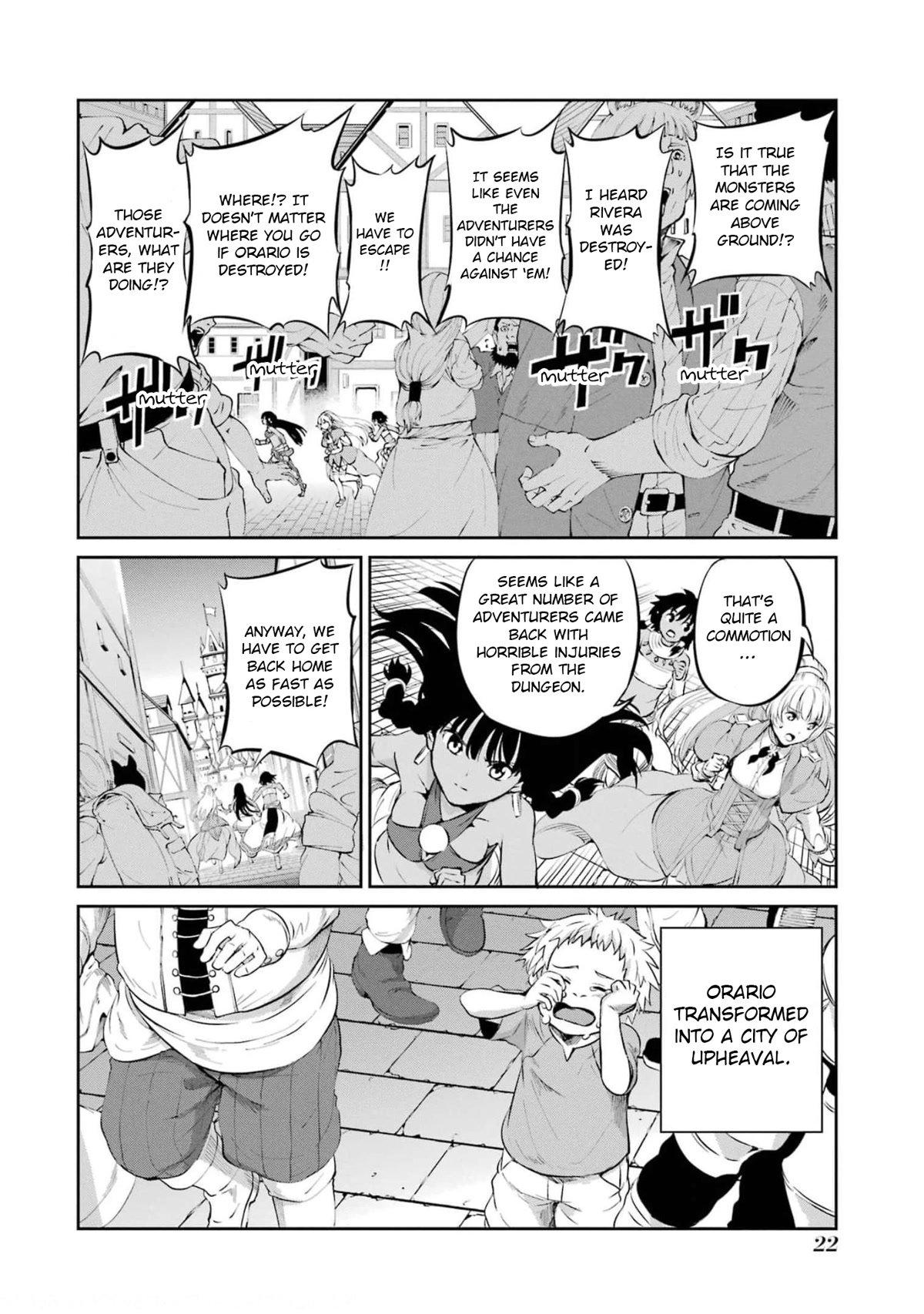 Dungeon ni Deai o Motomeru no wa Machigatte Iru Darou ka Gaiden - Sword Oratoria Chapter 79 page 22 - Chapter 79: Wandering Bell