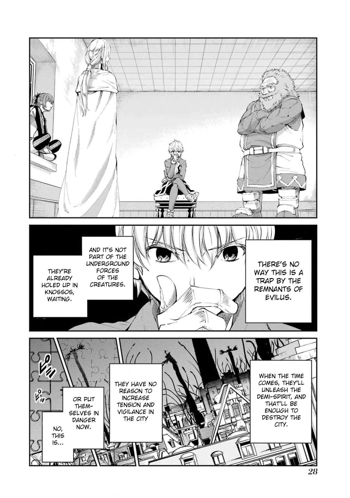 Dungeon ni Deai o Motomeru no wa Machigatte Iru Darou ka Gaiden - Sword Oratoria Chapter 79 page 28 - Chapter 79: Wandering Bell