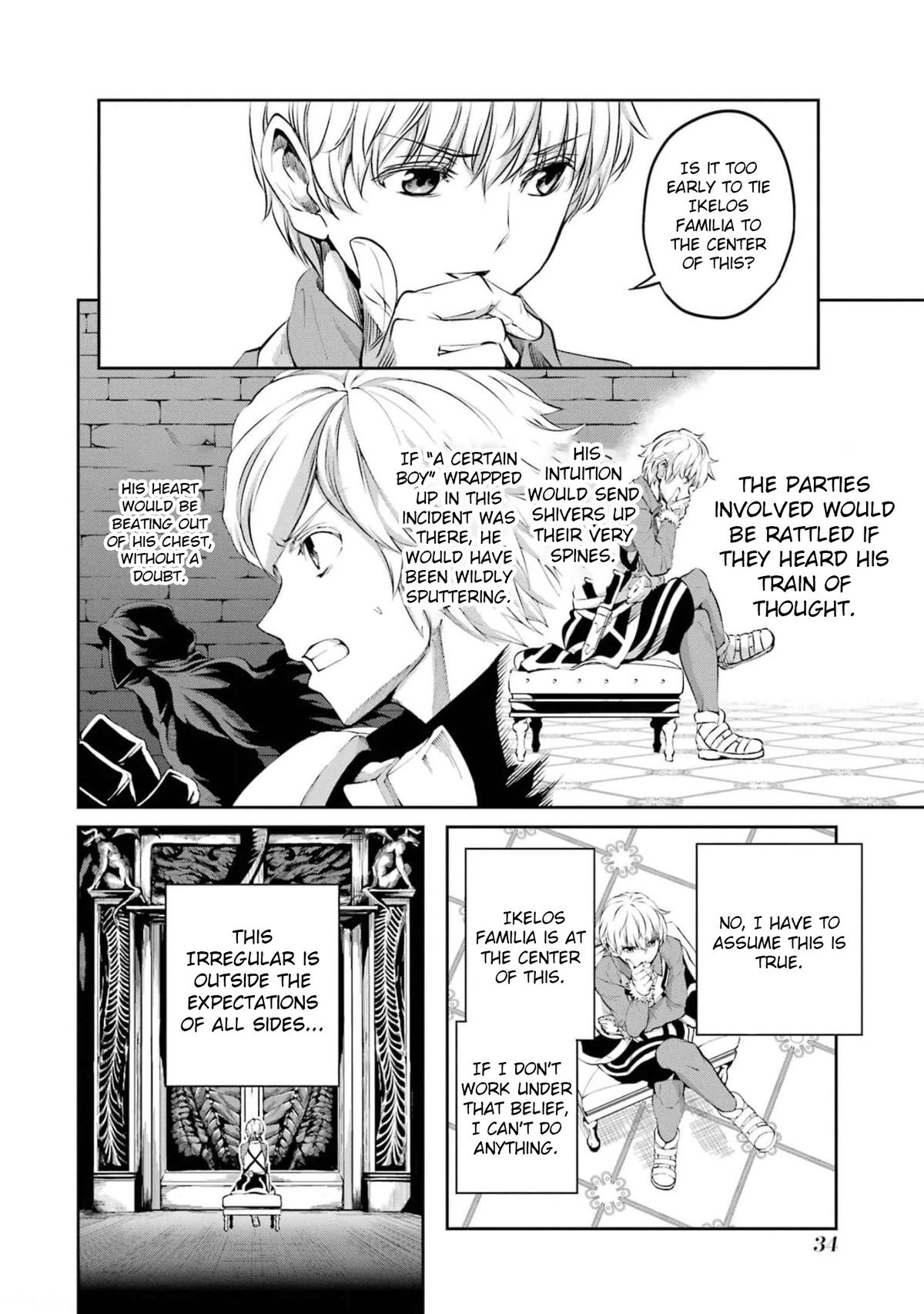 Dungeon ni Deai o Motomeru no wa Machigatte Iru Darou ka Gaiden - Sword Oratoria Chapter 79 page 33 - Chapter 79: Wandering Bell