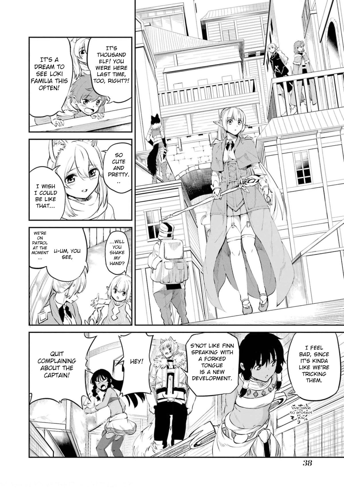Dungeon ni Deai o Motomeru no wa Machigatte Iru Darou ka Gaiden - Sword Oratoria Chapter 79 page 36 - Chapter 79: Wandering Bell