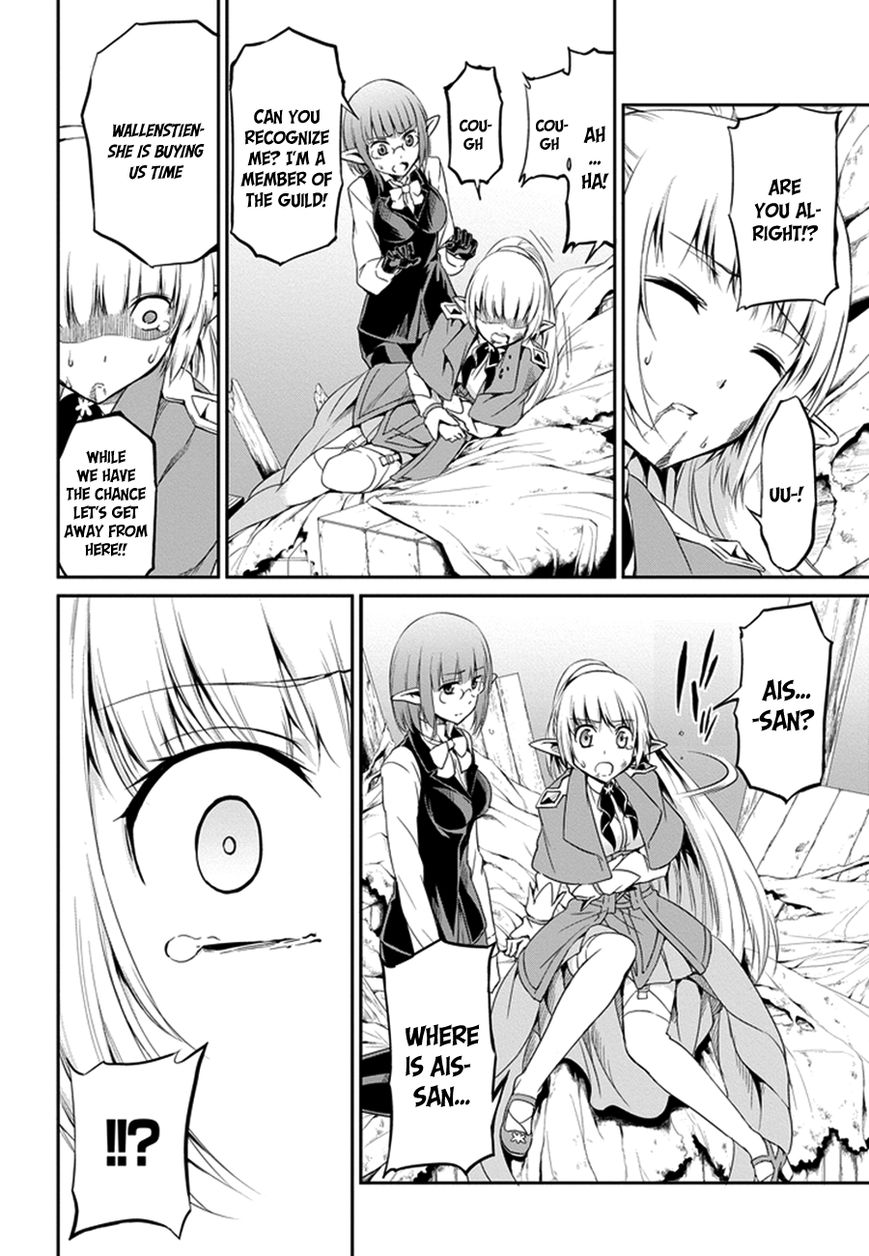 Dungeon ni Deai o Motomeru no wa Machigatte Iru Darou ka Gaiden - Sword Oratoria Chapter 8 page 10 - Chapter 8 : <Heroes> <Streat Battle>