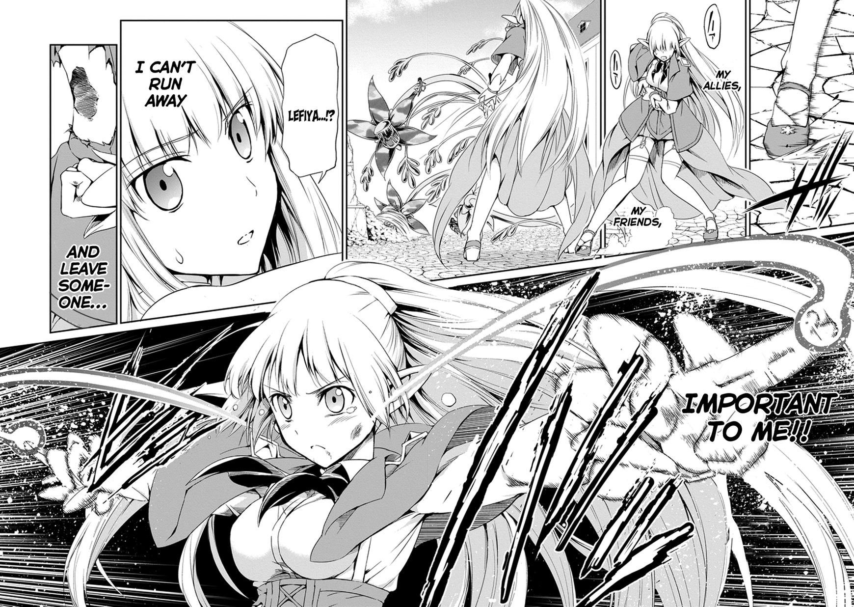 Dungeon ni Deai o Motomeru no wa Machigatte Iru Darou ka Gaiden - Sword Oratoria Chapter 8 page 16 - Chapter 8 : <Heroes> <Streat Battle>