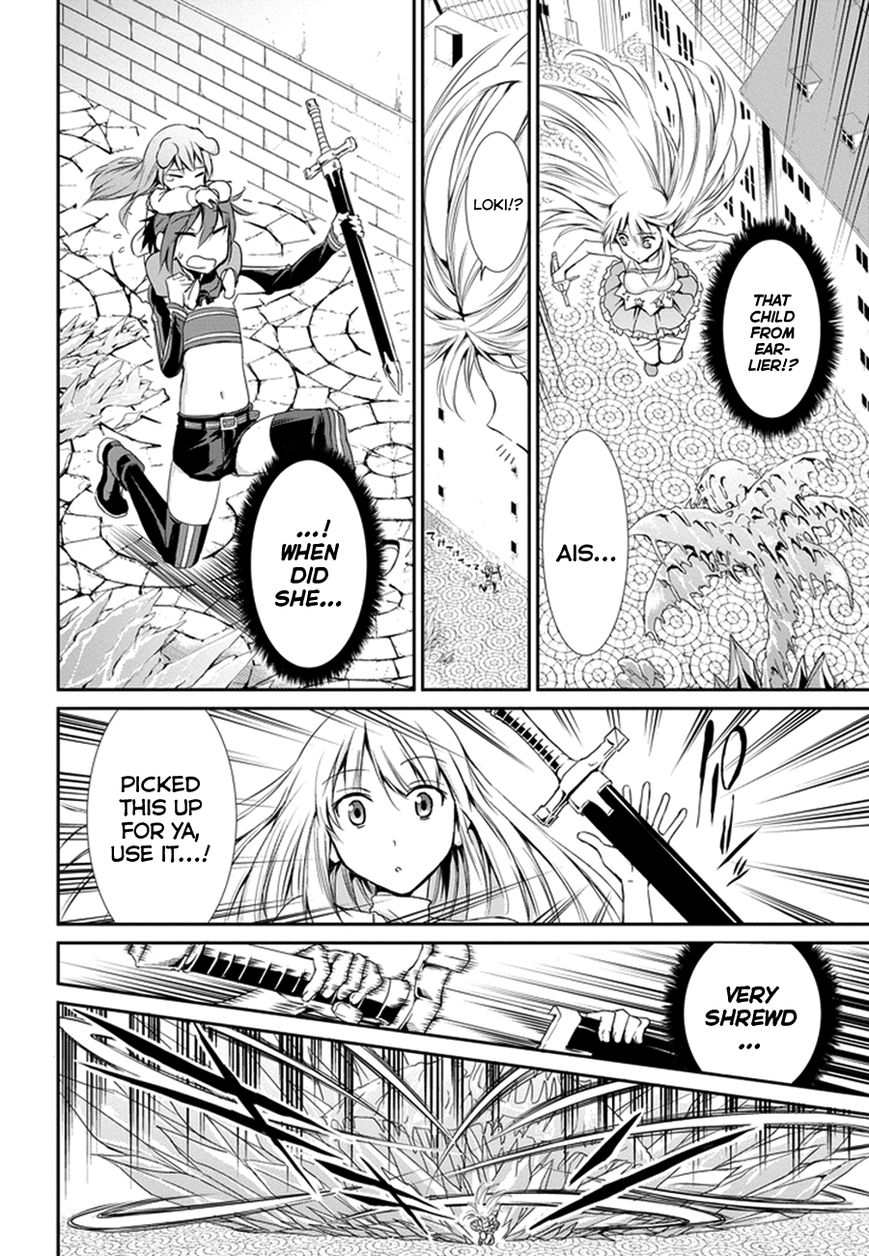 Dungeon ni Deai o Motomeru no wa Machigatte Iru Darou ka Gaiden - Sword Oratoria Chapter 8 page 31 - Chapter 8 : <Heroes> <Streat Battle>