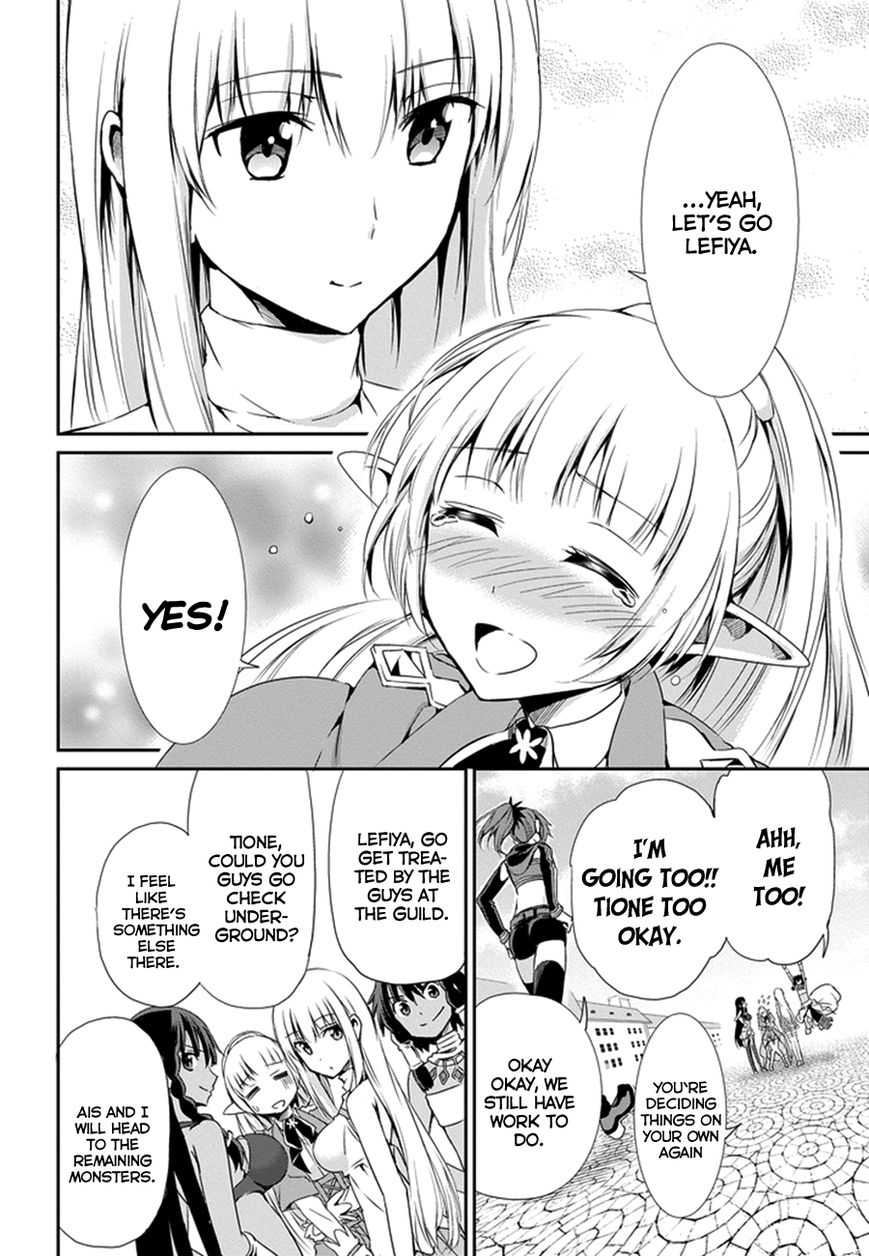 Dungeon ni Deai o Motomeru no wa Machigatte Iru Darou ka Gaiden - Sword Oratoria Chapter 8 page 35 - Chapter 8 : <Heroes> <Streat Battle>