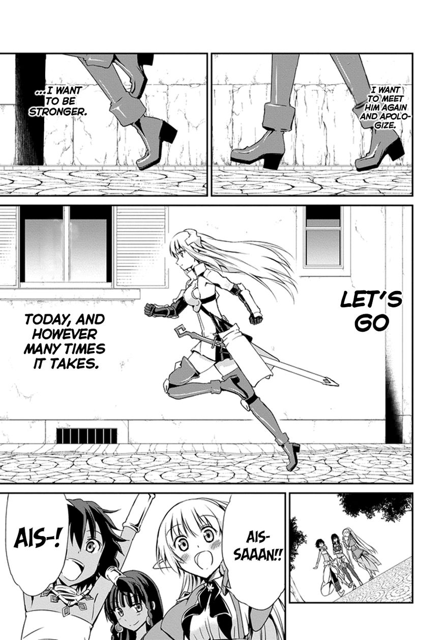 Dungeon ni Deai o Motomeru no wa Machigatte Iru Darou ka Gaiden - Sword Oratoria Chapter 8 page 48 - Chapter 8 : <Heroes> <Streat Battle>