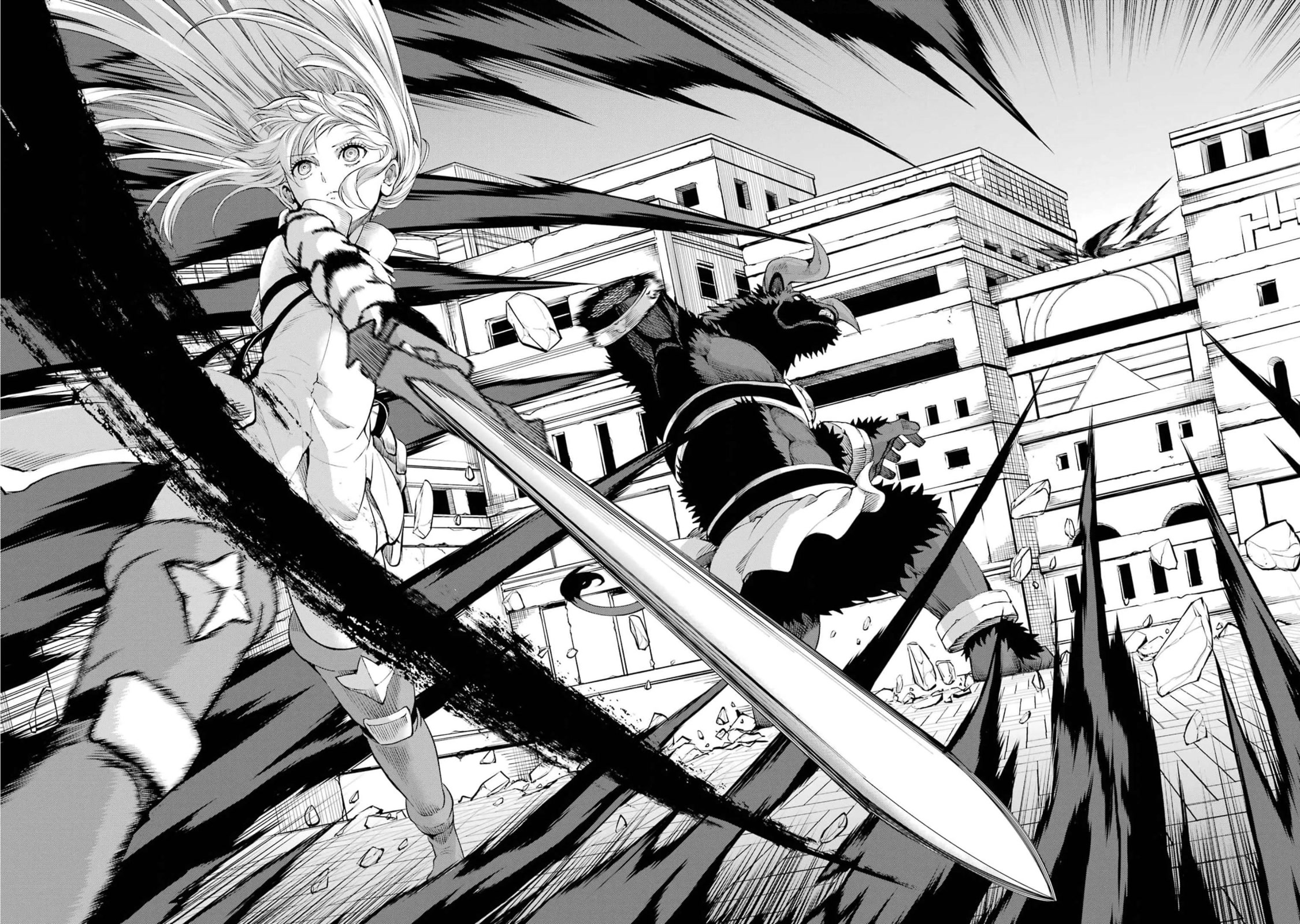 Dungeon ni Deai o Motomeru no wa Machigatte Iru Darou ka Gaiden - Sword Oratoria Chapter 81 page 23 - Chapter 81: Monster